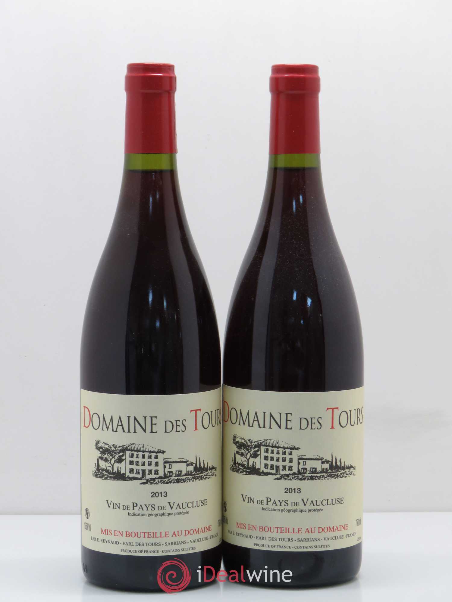 Vaucluse (Vin de Pays de Vaucluse) Domaine des Tours Emmanuel Reynaud 2013 - Lot de 2 bouteilles - 0