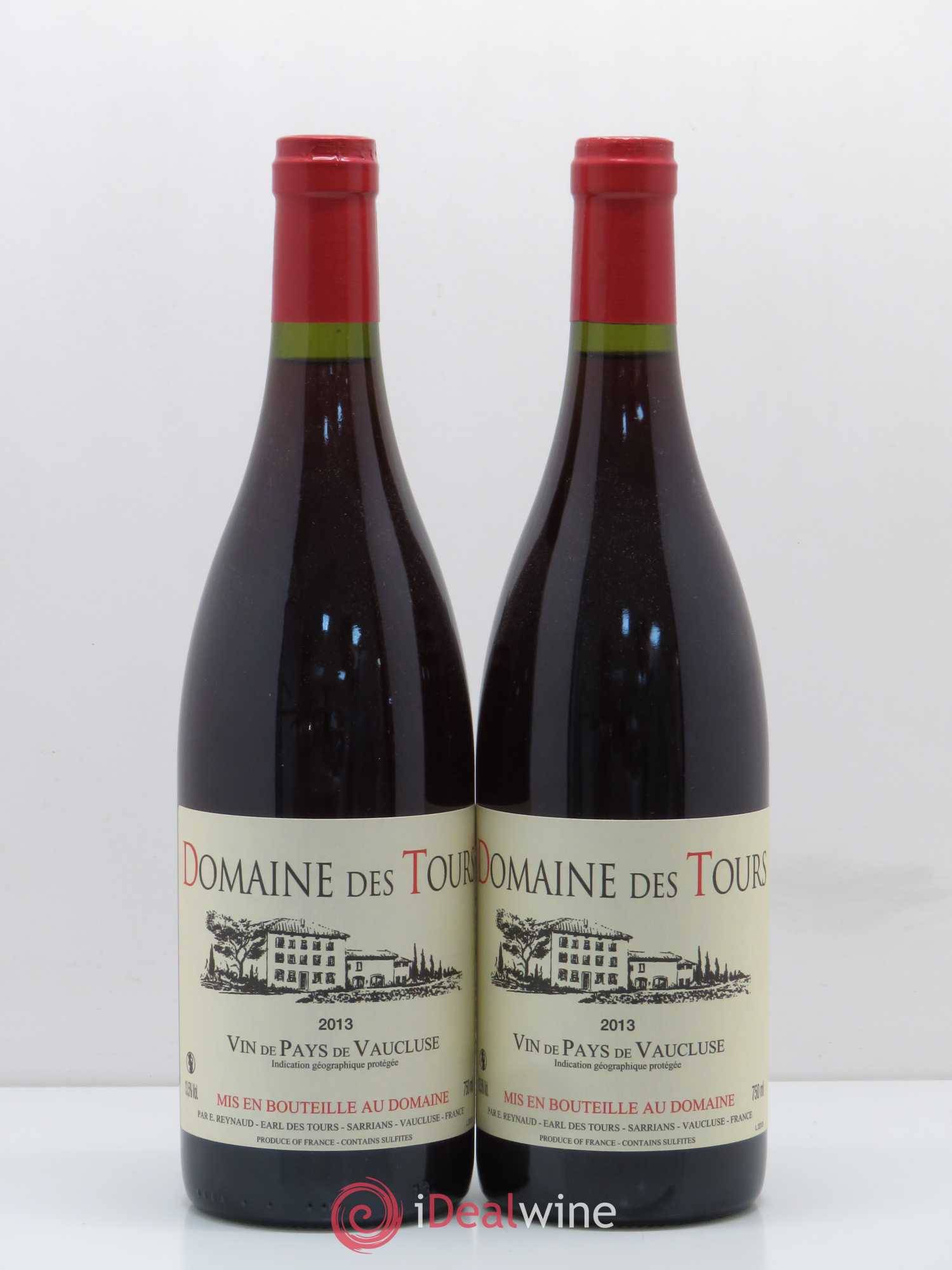 Vaucluse (Vin de Pays de Vaucluse) Domaine des Tours Emmanuel Reynaud 2013 - Lot de 2 bouteilles - 0
