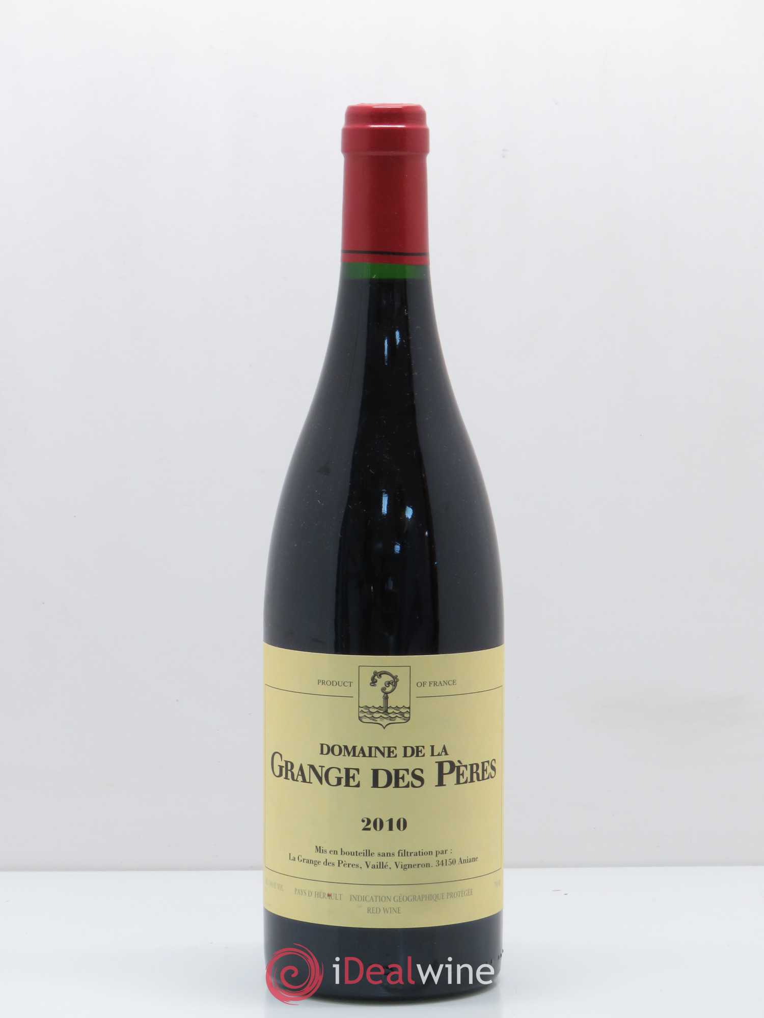 Pays d'Hérault Grange des Pères Laurent Vaillé 2010 - Lot de 1 bouteille - 0