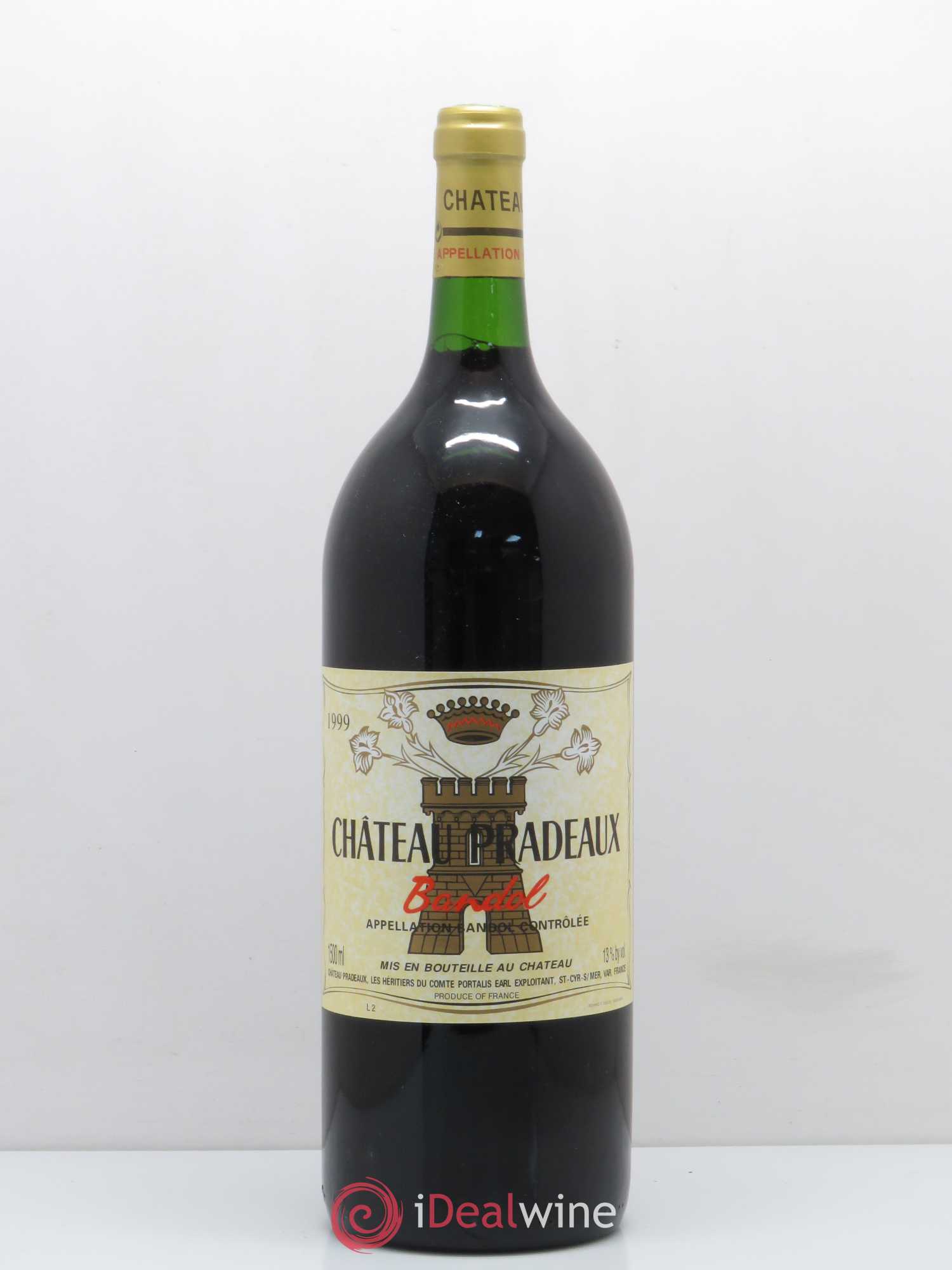 Bandol Château Pradeaux Famille Portalis 1999 - Lot de 1 magnum - 0