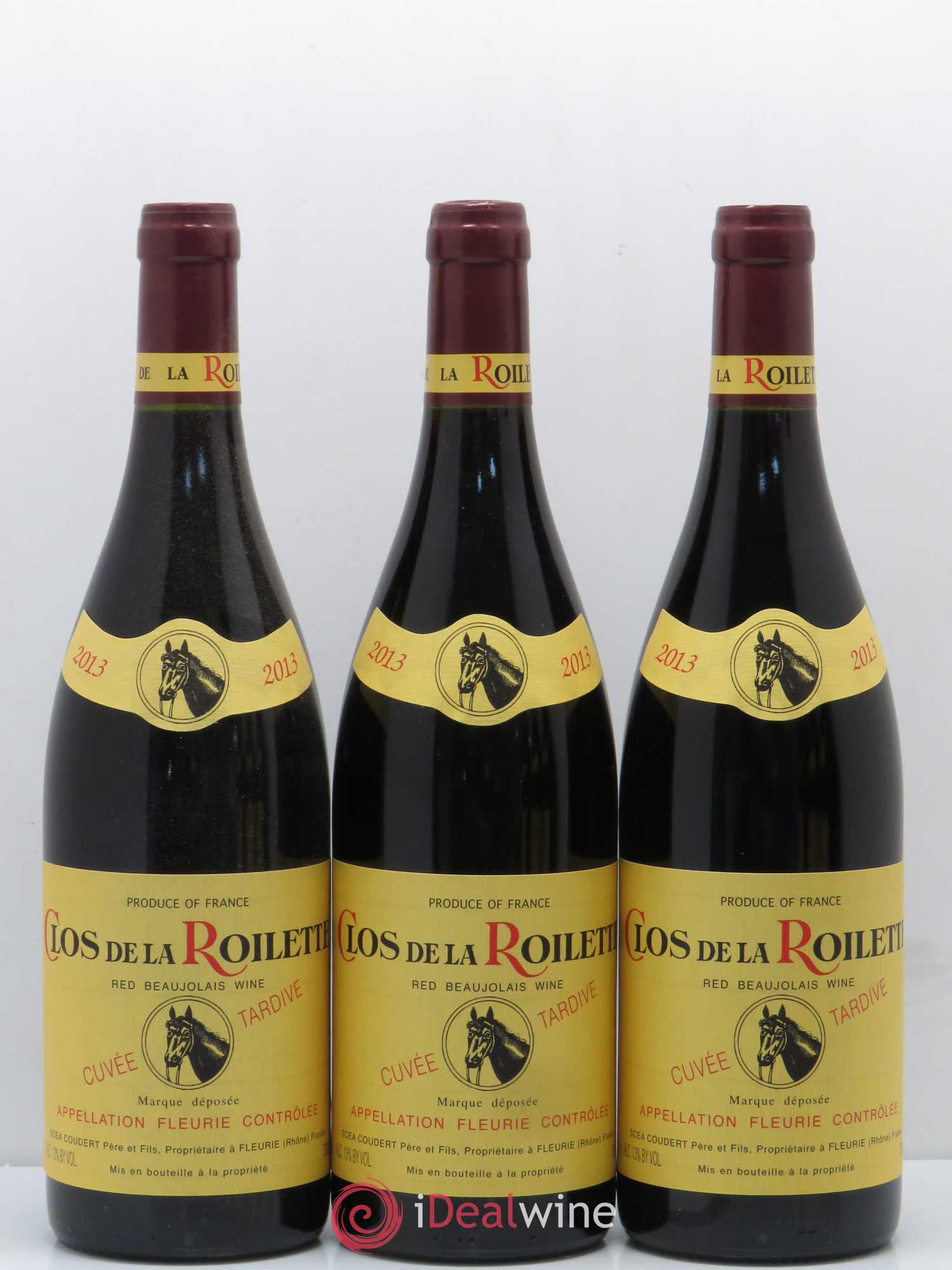 Fleurie Cuvée Tardive Clos de la Roilette 2013 - Lot de 6 bouteilles - 1