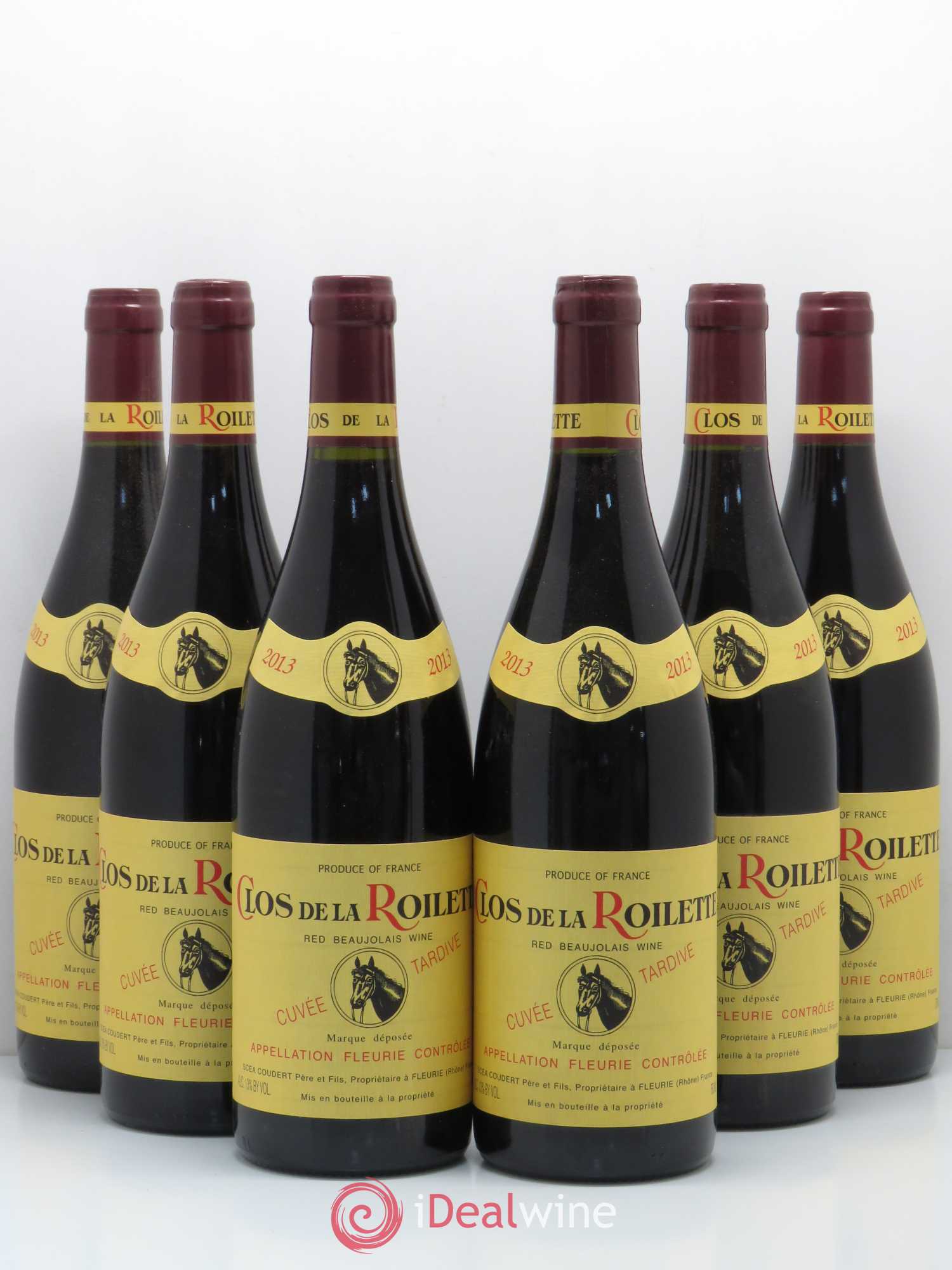 Fleurie Cuvée Tardive Clos de la Roilette 2013 - Lot de 6 bouteilles - 0
