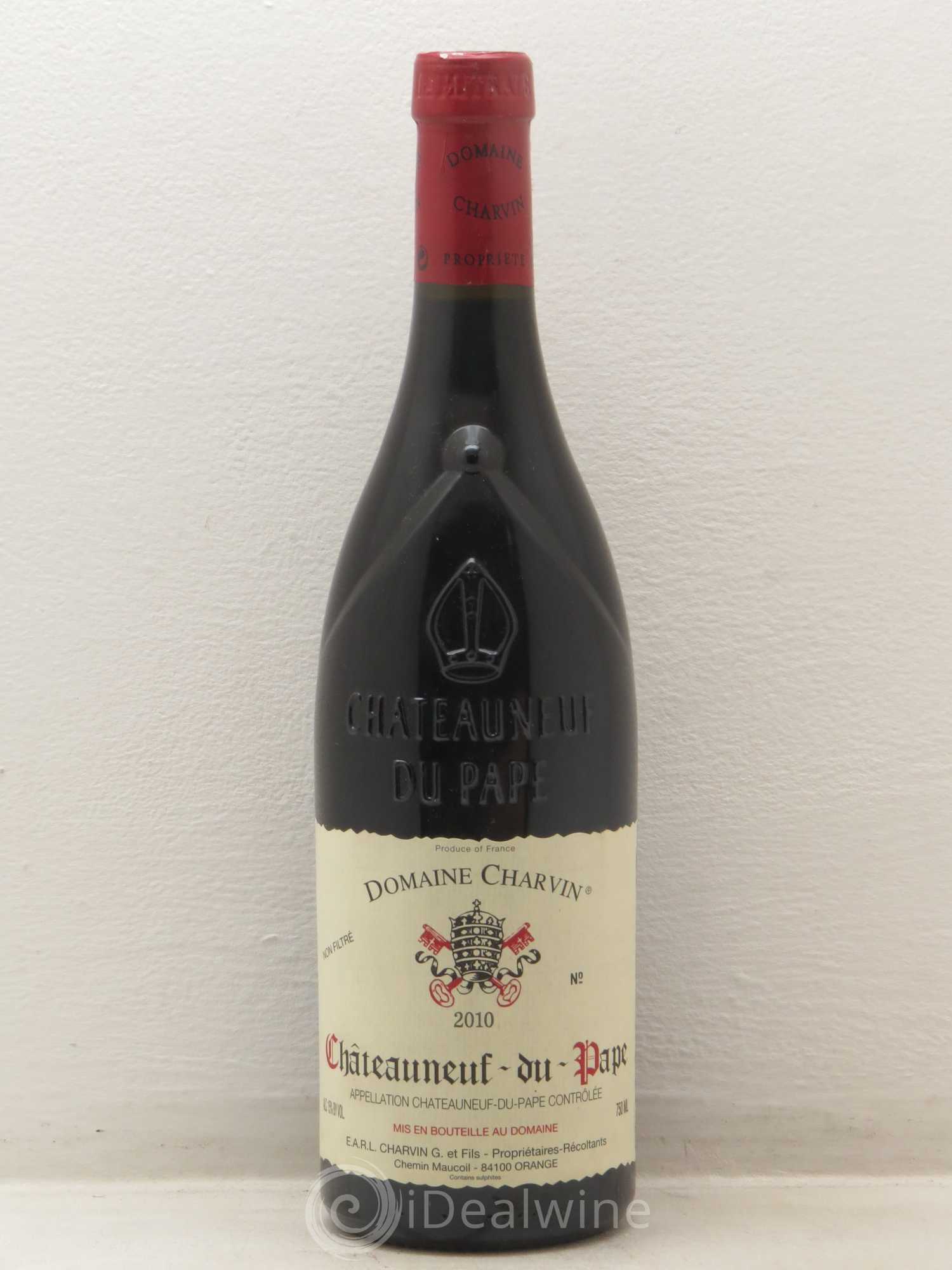 Châteauneuf-du-Pape Charvin (Domaine) 2010 - Lot de 1 bouteille - 0