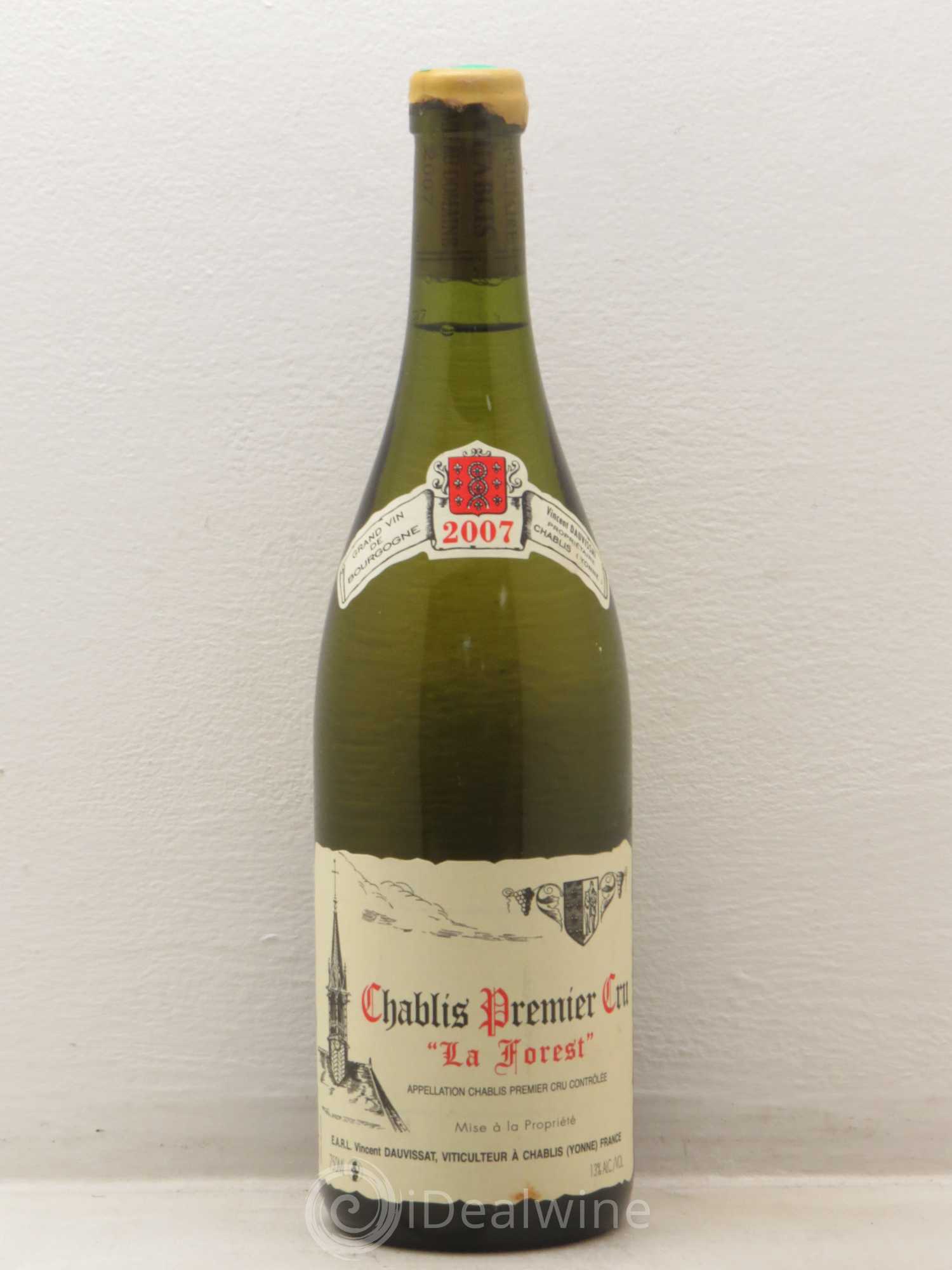 Chablis 1er Cru La Forest Vincent Dauvissat (Domaine) 2007 - Lot de 1 bouteille - 0