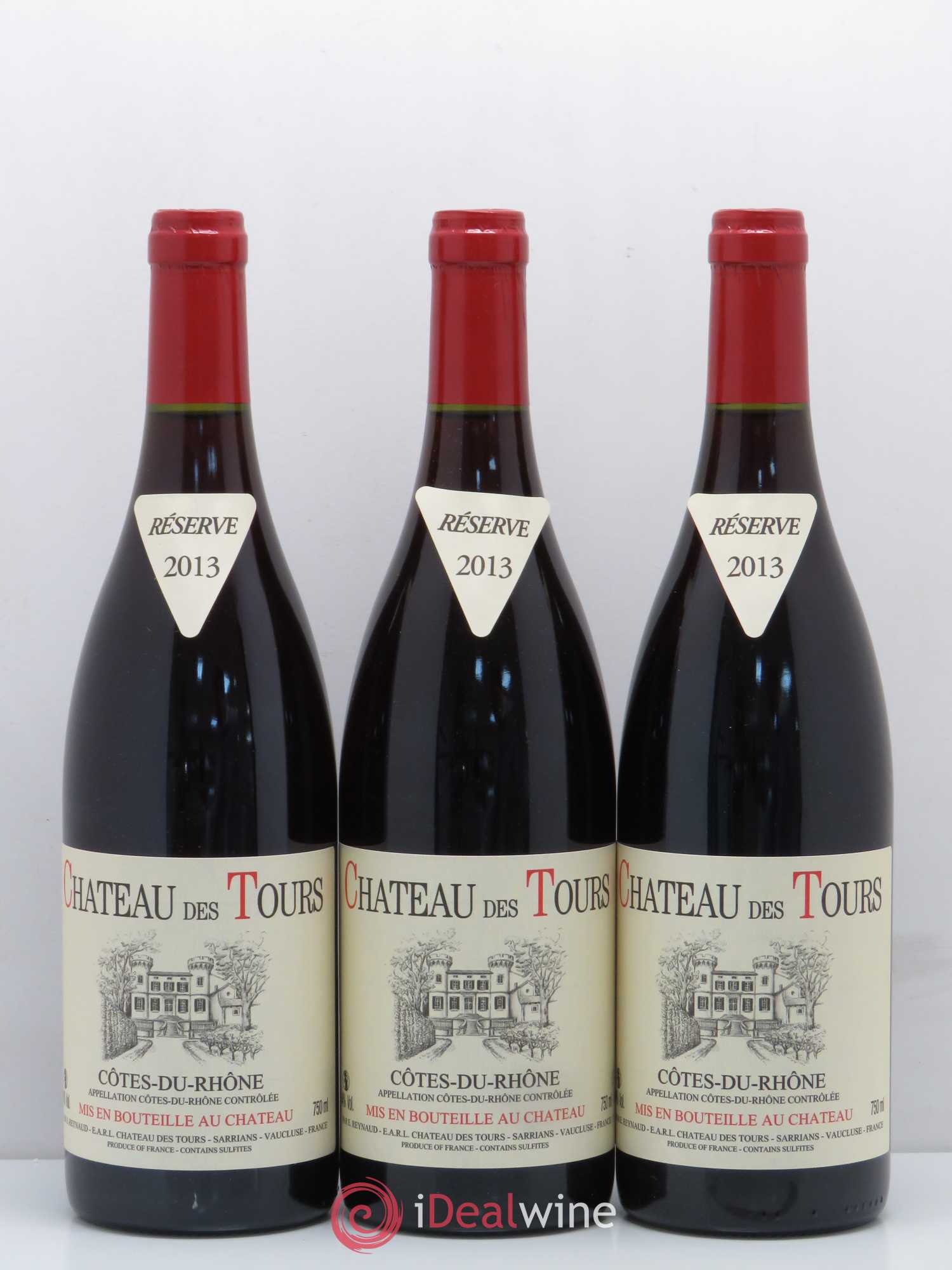 Côtes-du-Rhône Château des Tours Emmanuel Reynaud 2013 - Lot de 6 bouteilles - 2