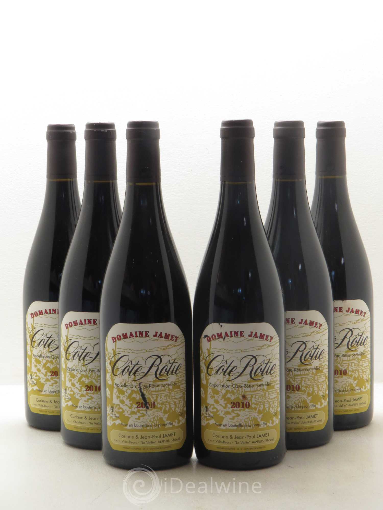 Côte-Rôtie Jamet (Domaine) 2010 - Lot de 6 bouteilles - 0
