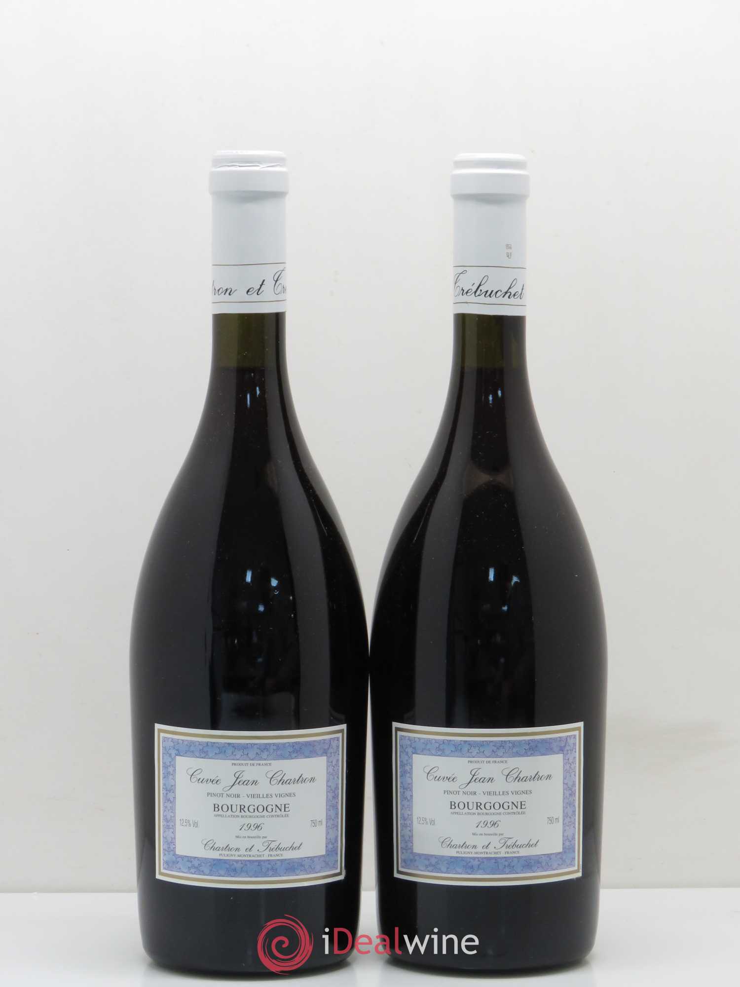 Bourgogne Pinot Noir Vieilles Vignes Domaine Jean Chartron (sans prix de réserve) 1996 - Posten von 2 Flaschen - 0