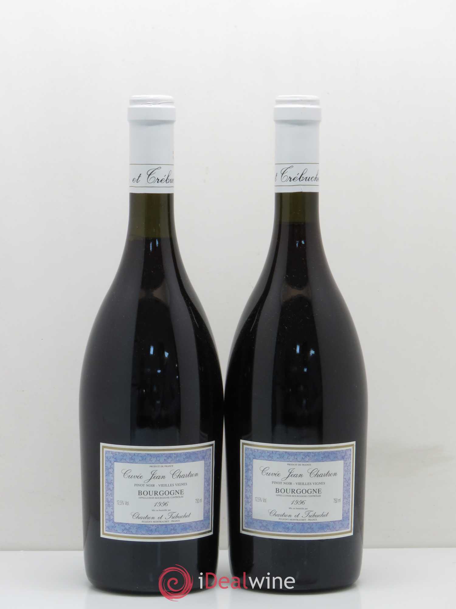 Bourgogne Pinot Noir Vieilles Vignes Domaine Jean Chartron (sans prix de réserve) 1996 - Posten von 2 Flaschen - 0