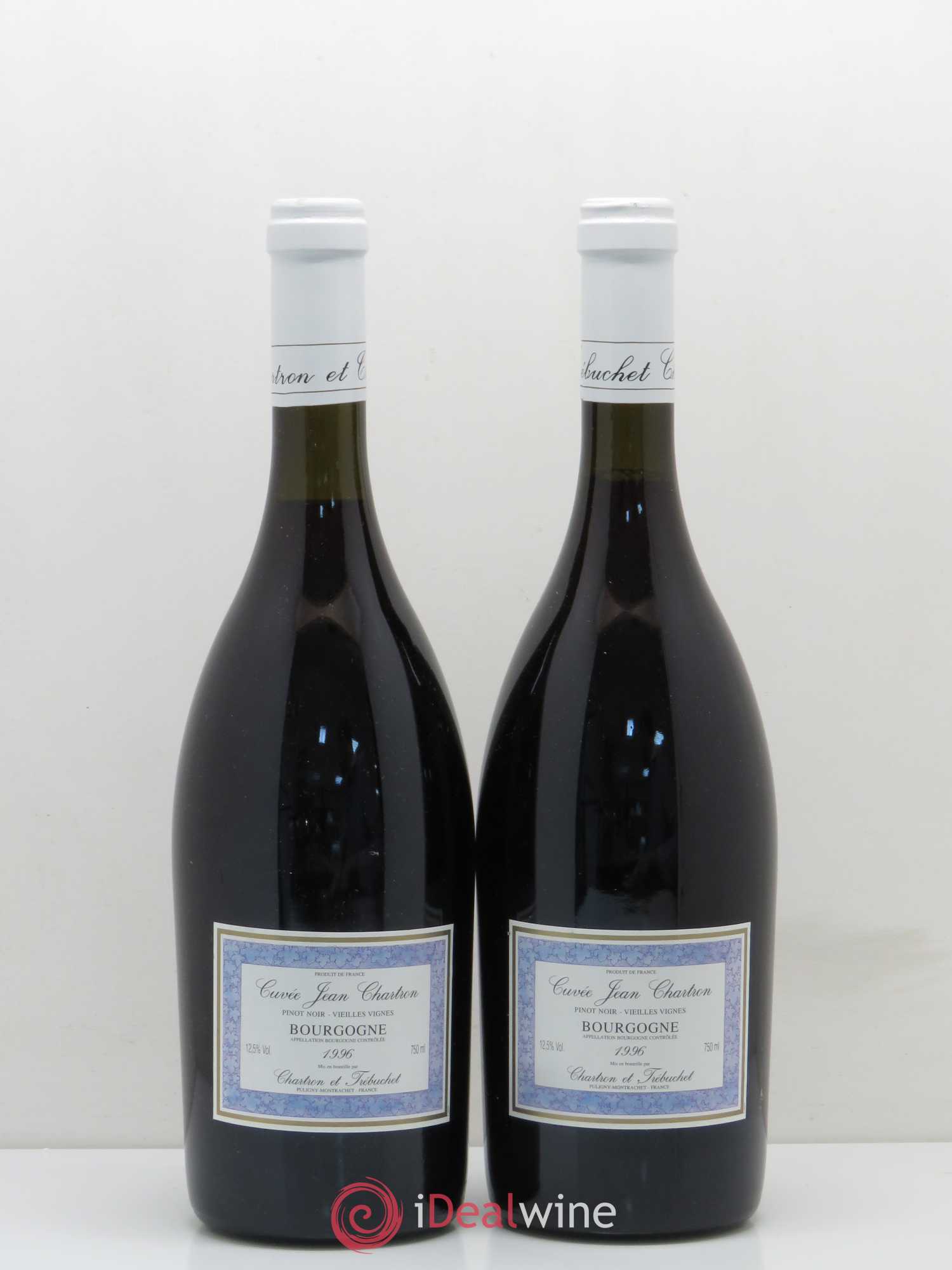 Bourgogne Pinot Noir Vieilles Vignes Domaine Jean Chartron (sans prix de réserve) 1996 - Posten von 2 Flaschen - 0