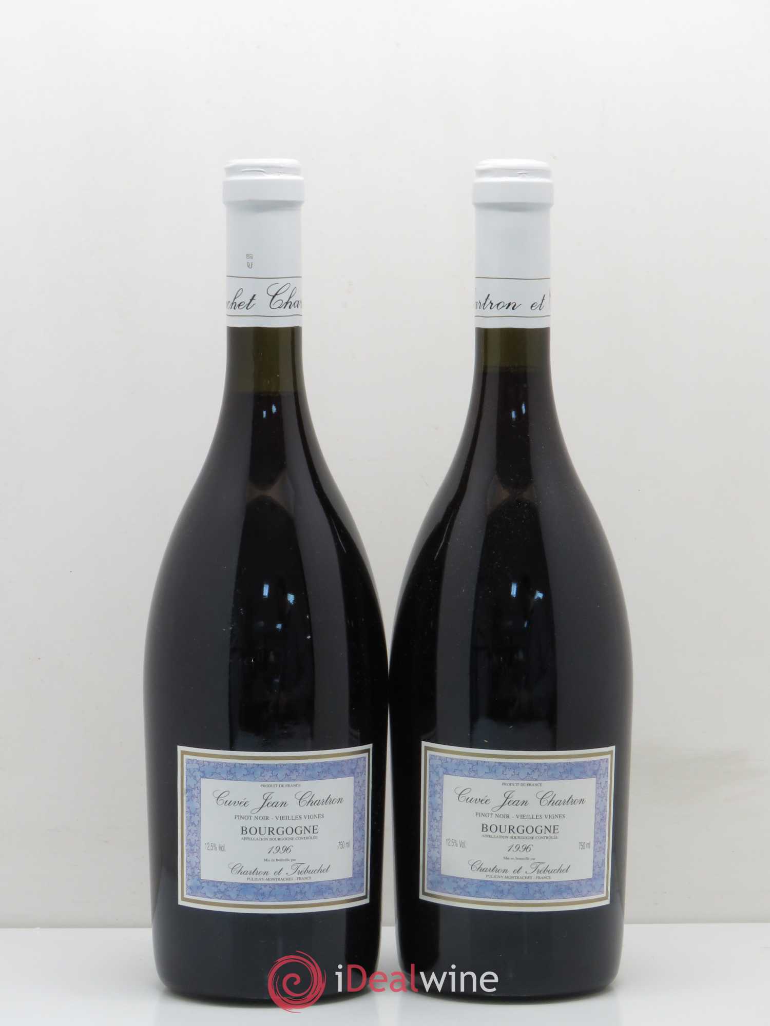 Bourgogne Pinot Noir Vieilles Vignes Domaine Jean Chartron (sans prix de réserve) 1996 - Posten von 2 Flaschen - 0
