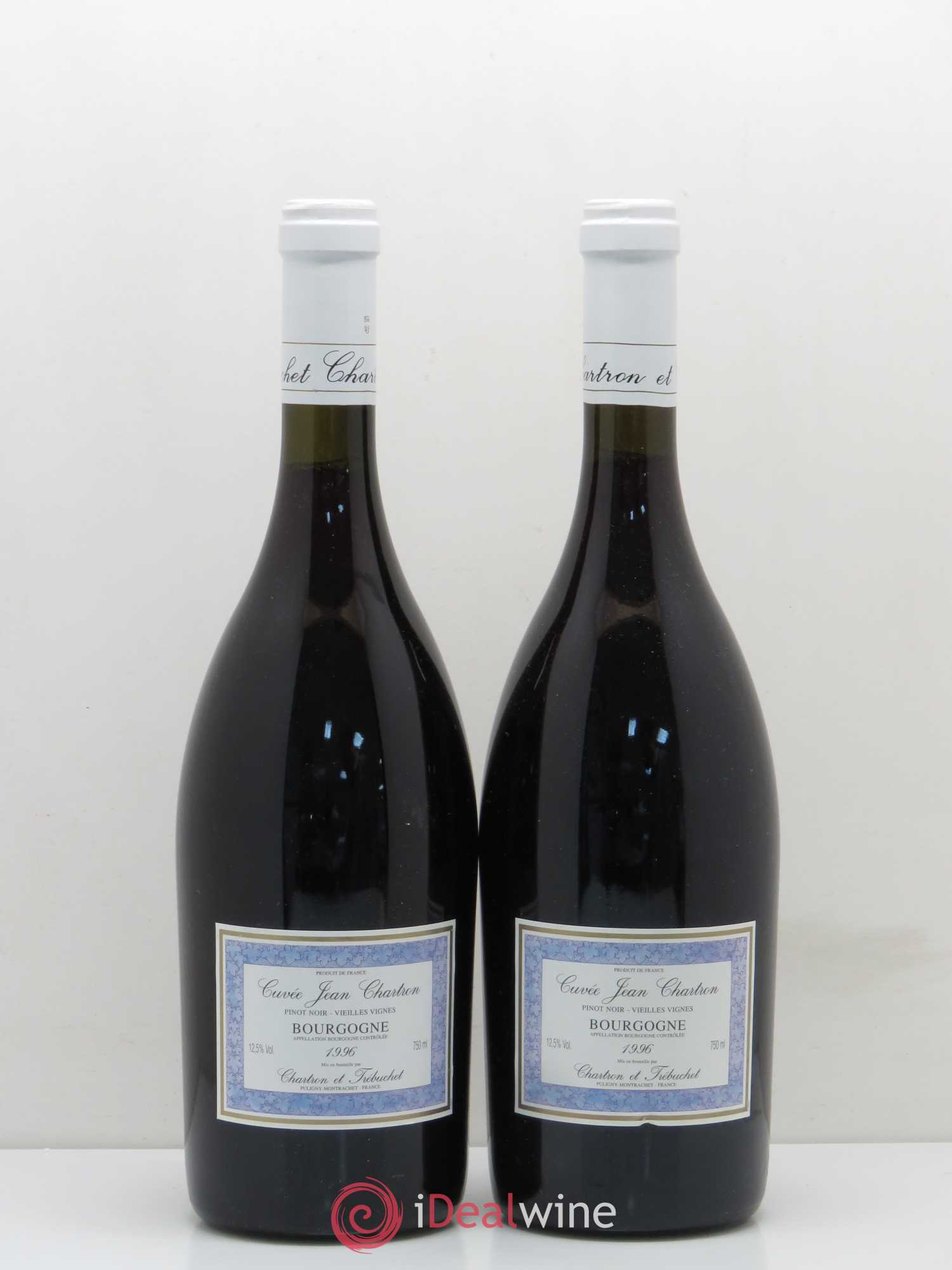 Bourgogne Pinot Noir Vieilles Vignes Domaine Jean Chartron (sans prix de réserve) 1996 - Posten von 2 Flaschen - 0