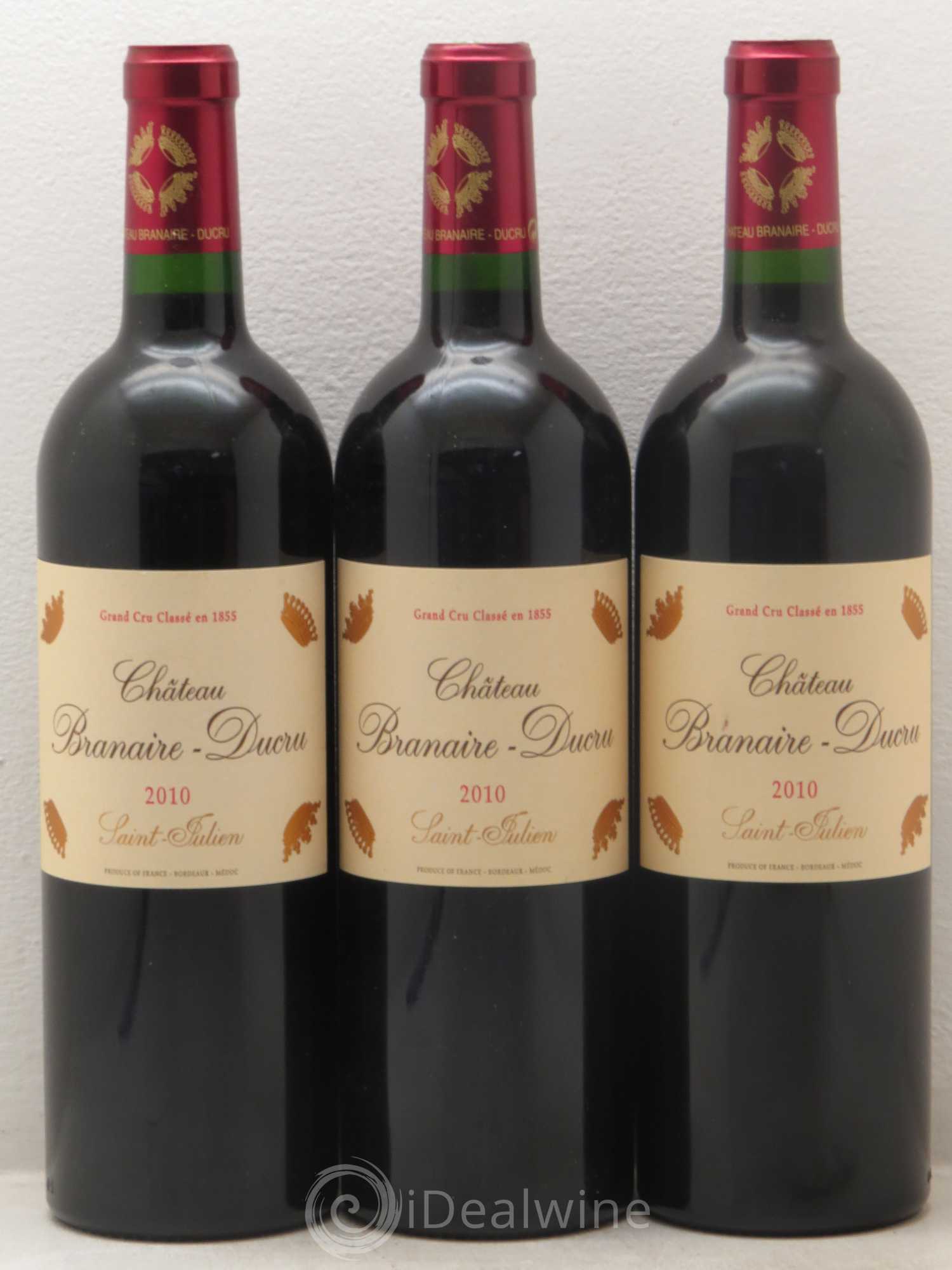 Château Branaire Ducru 4ème Grand Cru Classé 2010 - Lot de 6 bouteilles - 2