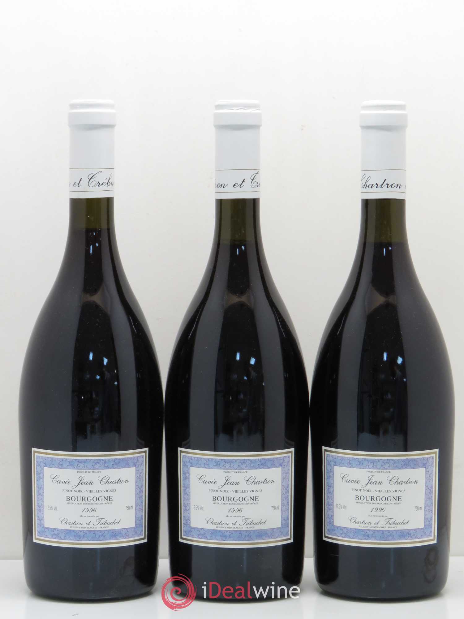 Bourgogne Pinot Noir Vieilles Vignes Domaine Jean Chartron 1996 - Posten von 12 Flaschen - 1