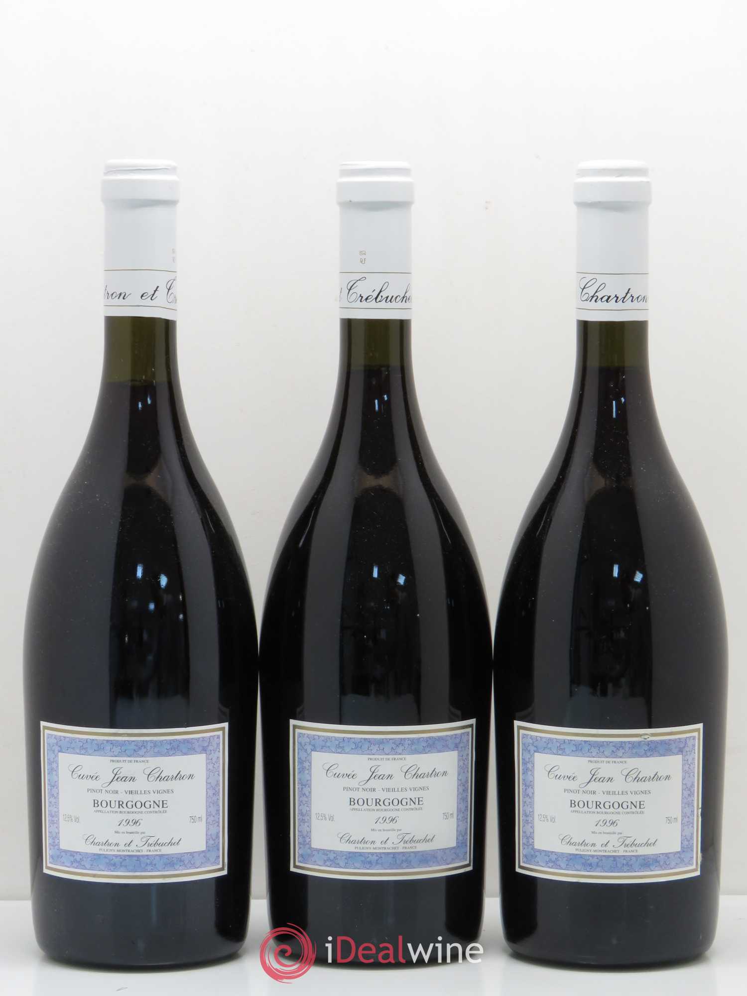 Bourgogne Pinot Noir Vieilles Vignes Domaine Jean Chartron 1996 - Posten von 12 Flaschen - 2