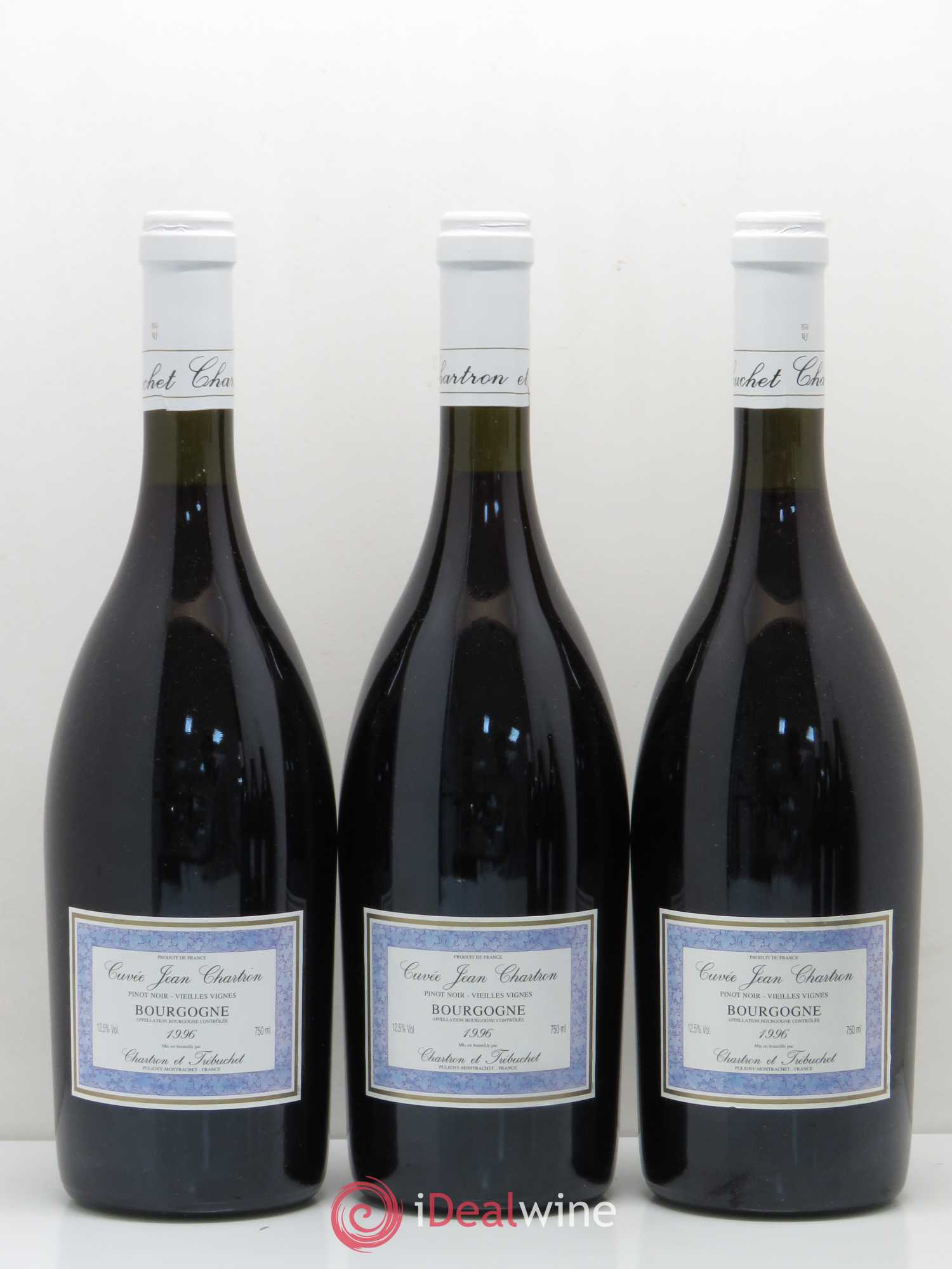 Bourgogne Pinot Noir Vieilles Vignes Domaine Jean Chartron 1996 - Posten von 6 Flaschen - 1