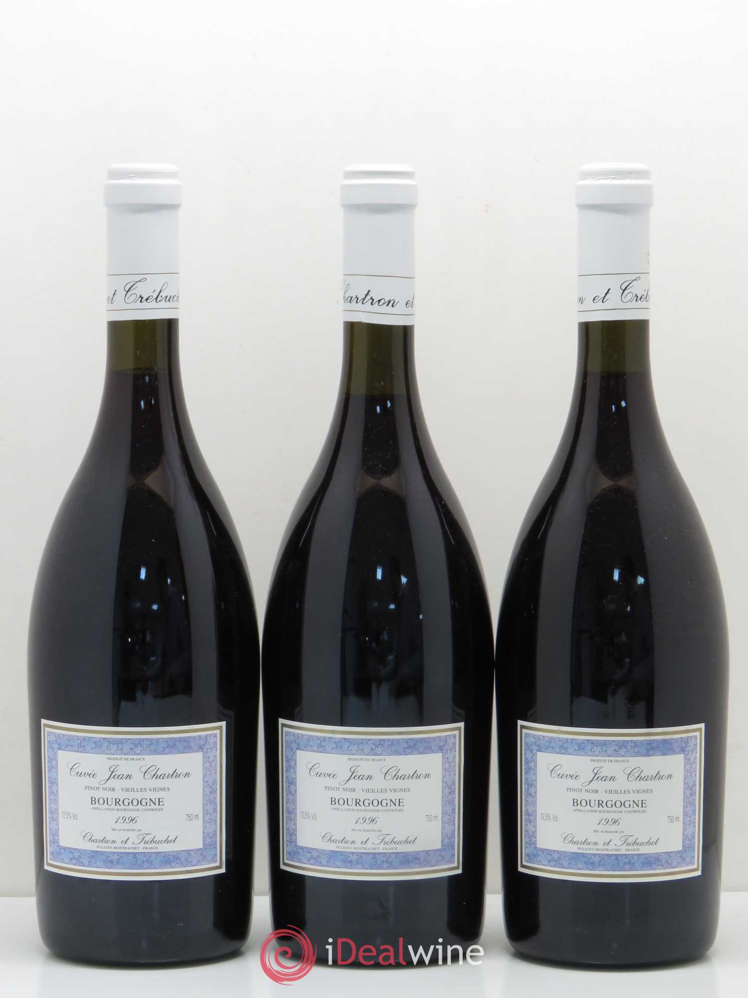 Bourgogne Pinot Noir Vieilles Vignes Domaine Jean Chartron 1996 - Posten von 6 Flaschen - 2