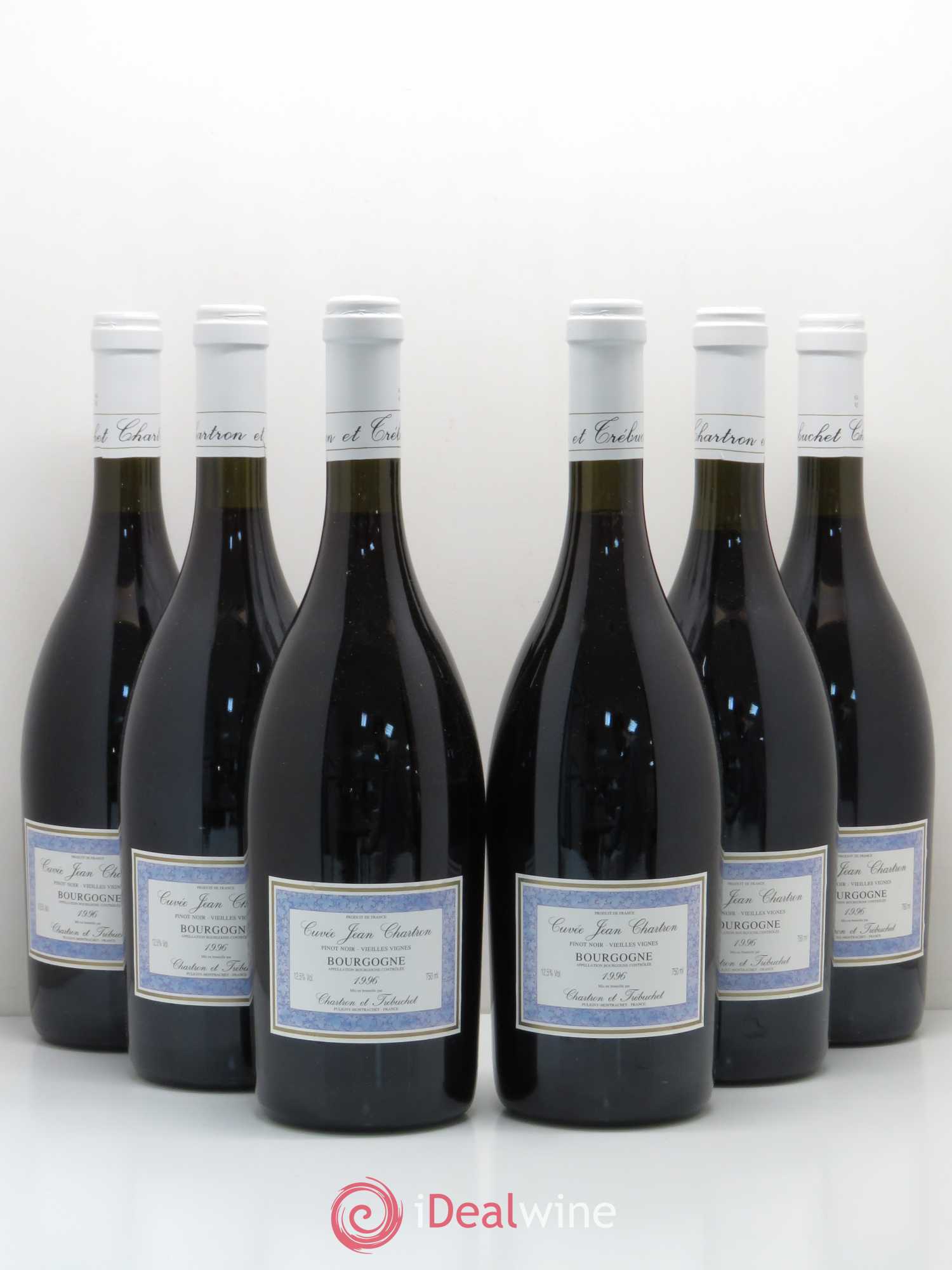 Bourgogne Pinot Noir Vieilles Vignes Domaine Jean Chartron 1996 - Posten von 6 Flaschen - 0