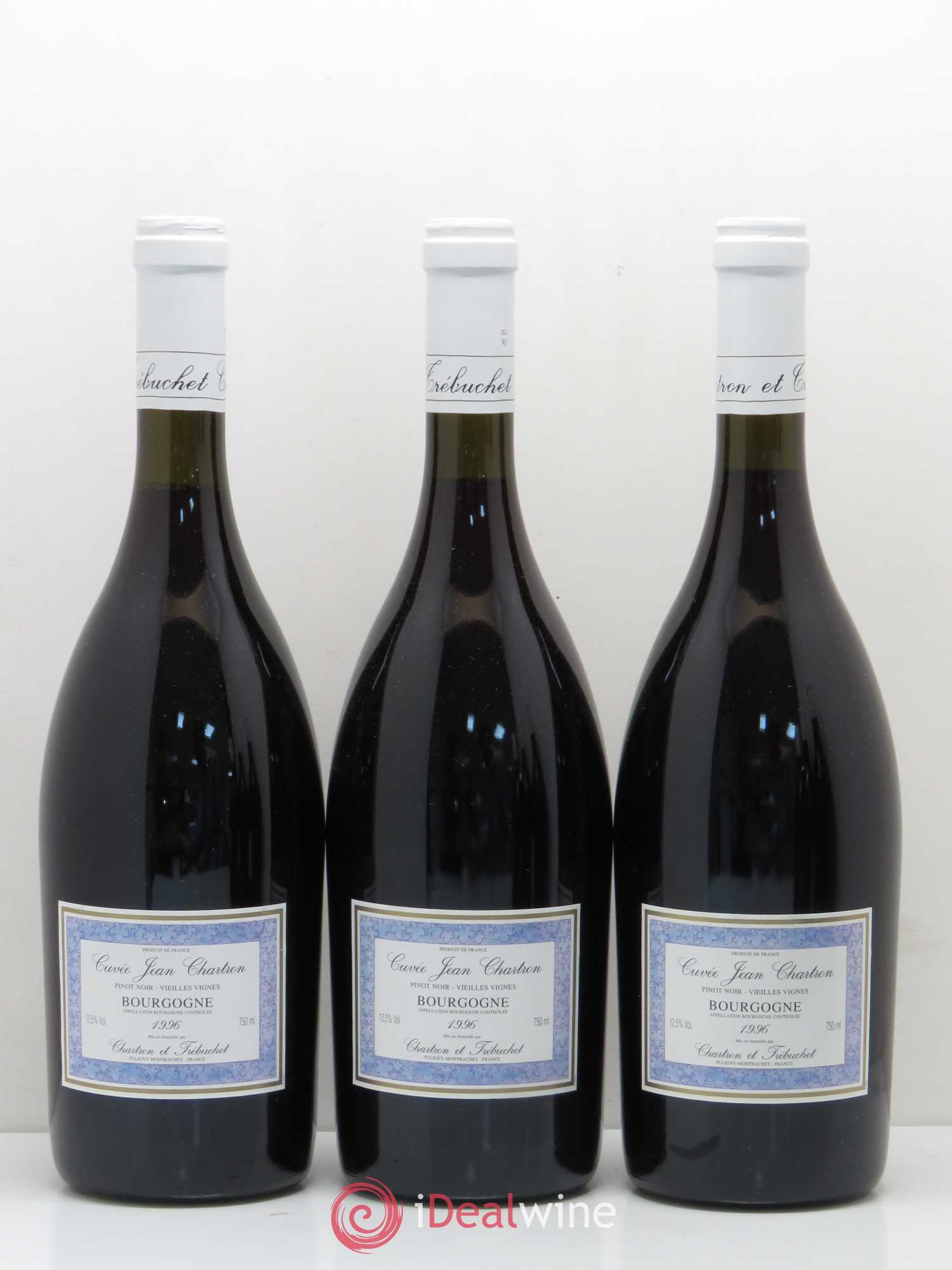 Bourgogne Pinot Noir Vieilles Vignes Domaine Jean Chartron (sans prix de réserve) 1996 - Posten von 6 Flaschen - 1