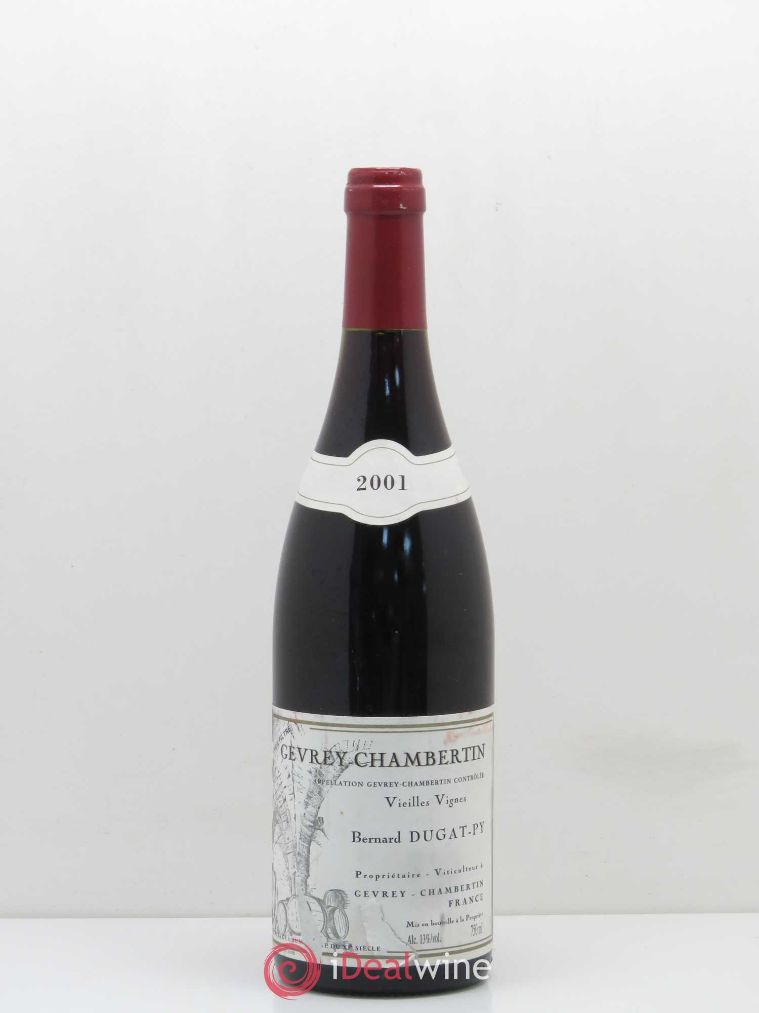 Gevrey-Chambertin Vieilles Vignes Dugat-Py (sans prix de réserve) 2001 - Lot de 1 bouteille - 0
