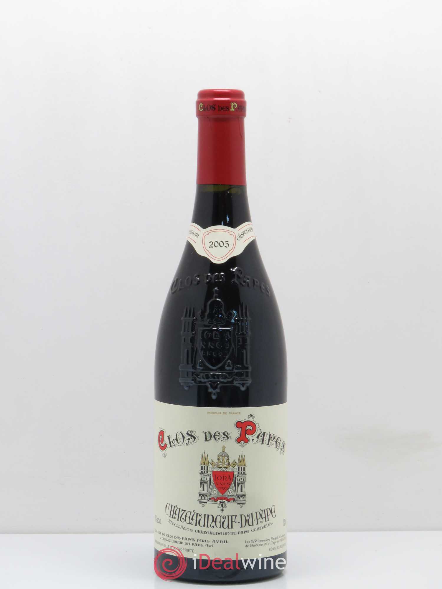 Châteauneuf-du-Pape Clos des Papes - Paul Avril 2005 - Lot de 1 bouteille - 0