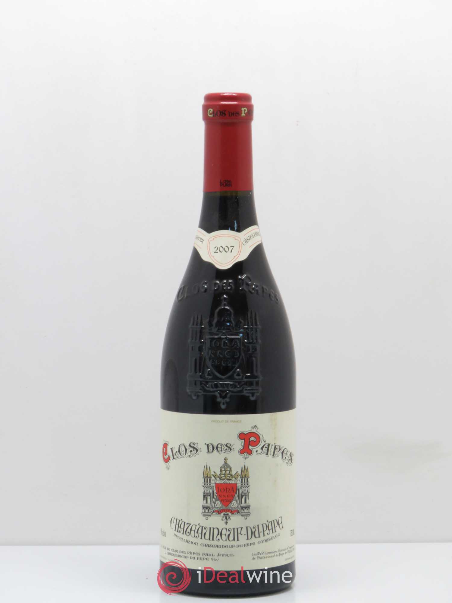 Châteauneuf-du-Pape Clos des Papes - Paul Avril 2007 - Lot de 1 bouteille - 0
