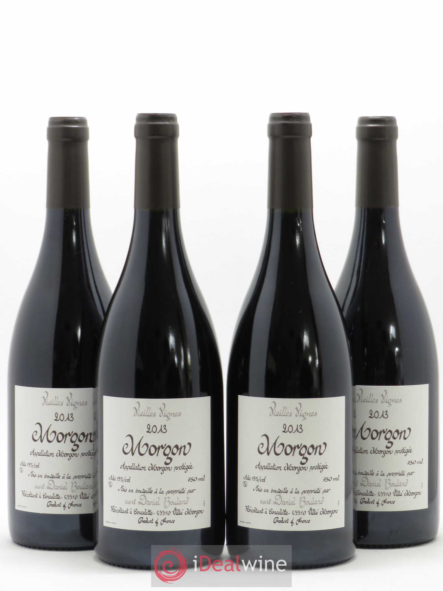 Morgon Vieilles Vignes Daniel Bouland (Domaine) 2013 - Lot de 4 bouteilles - 0