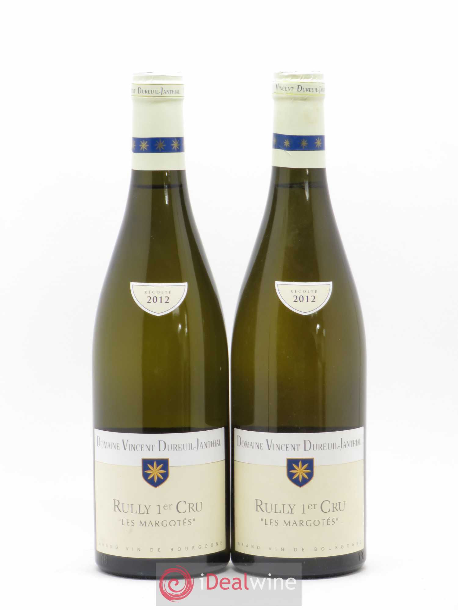 Rully 1er Cru Les Margotés Vincent Dureuil-Janthial 2012 - Lot de 2 bouteilles - 0