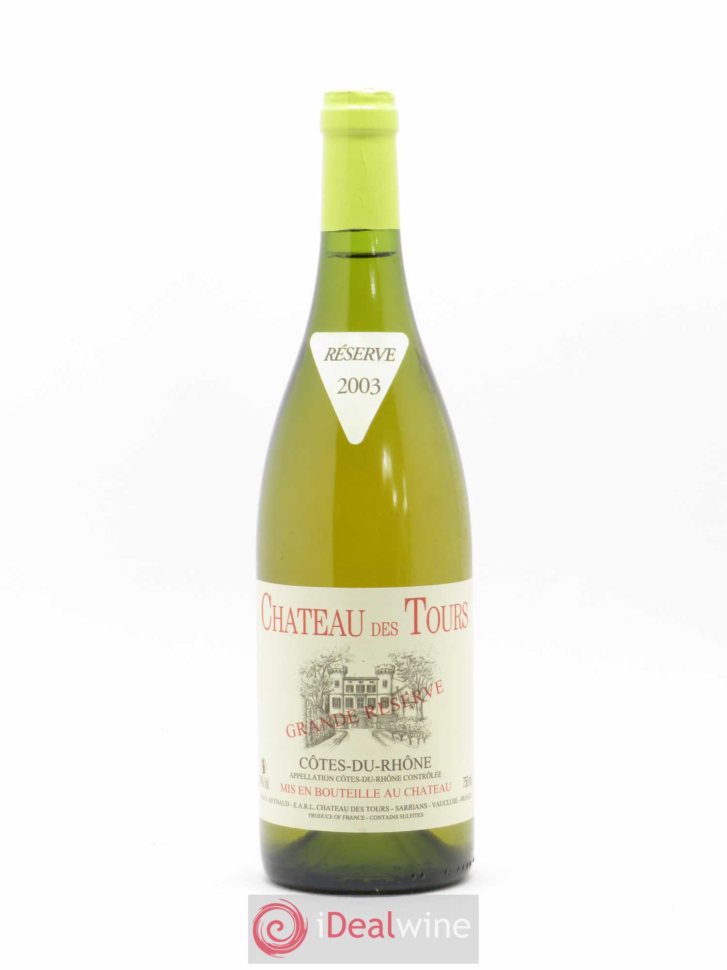 Côtes-du-Rhône Château des Tours Emmanuel Reynaud 2003 - Posten von 1 Flasche - 0