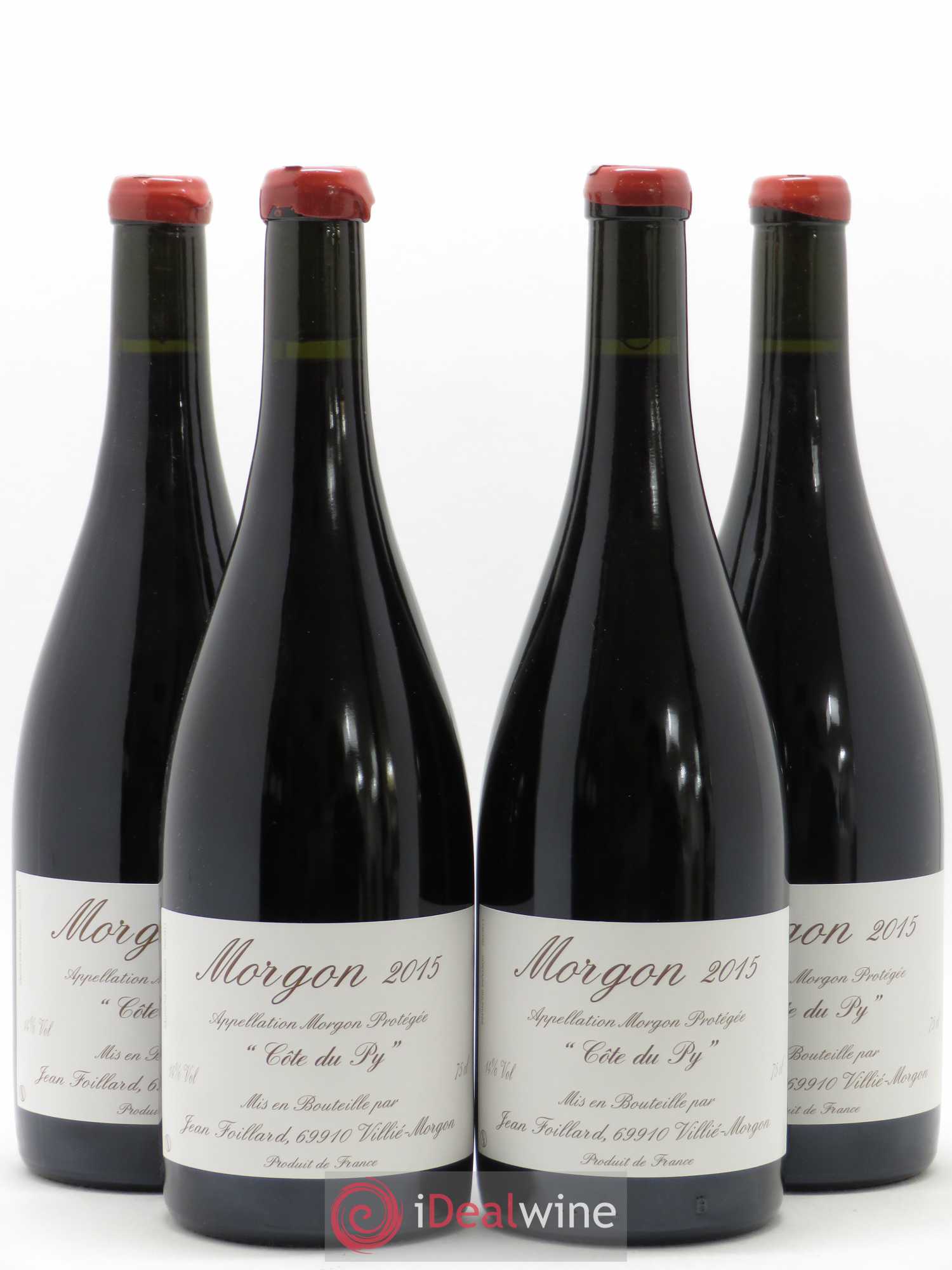 Morgon Côte du Py Jean Foillard 2015 - Lot de 4 bouteilles - 0