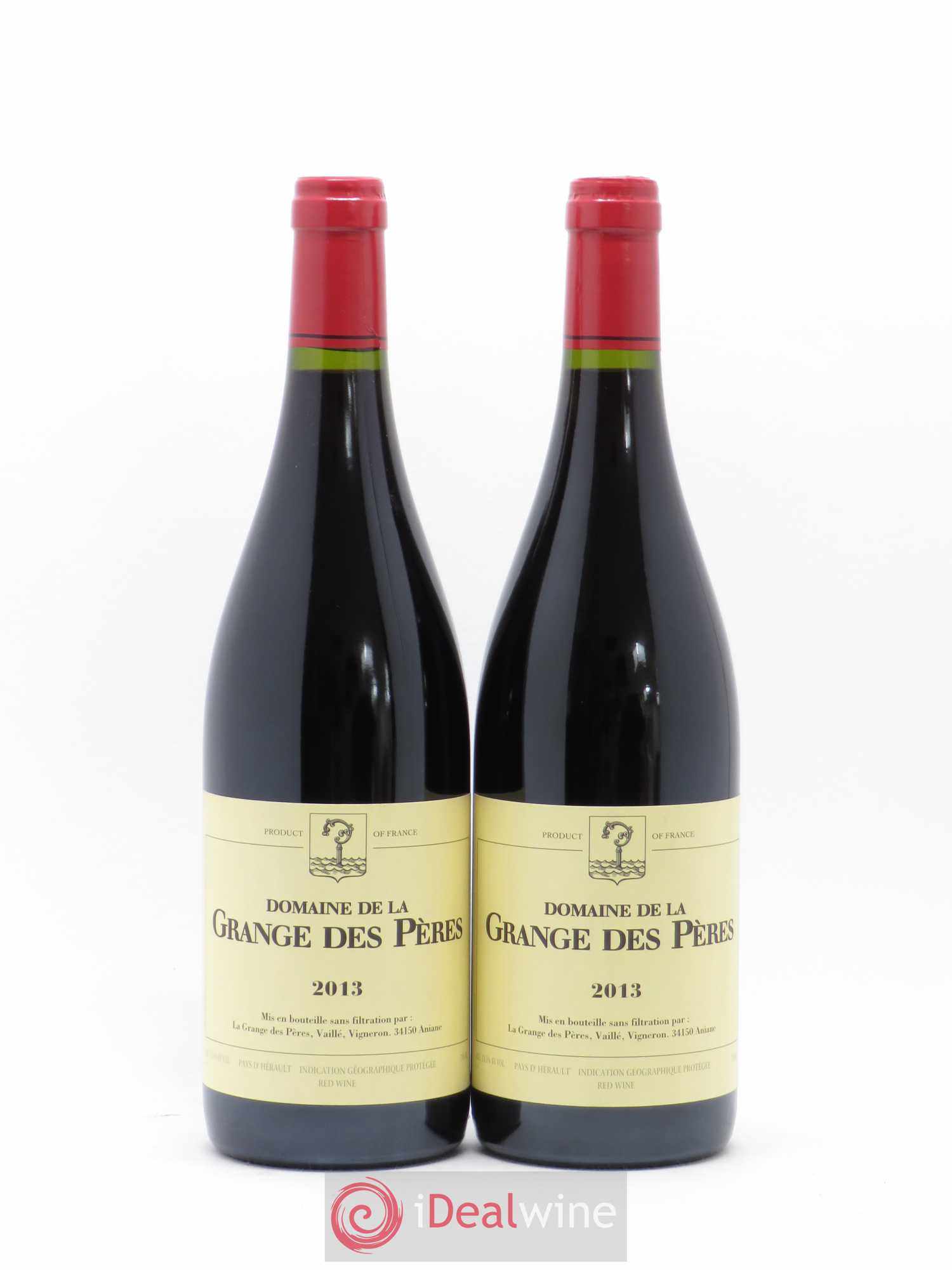 Pays d'Hérault Grange des Pères Laurent Vaillé 2013 - Lot de 2 bouteilles - 0