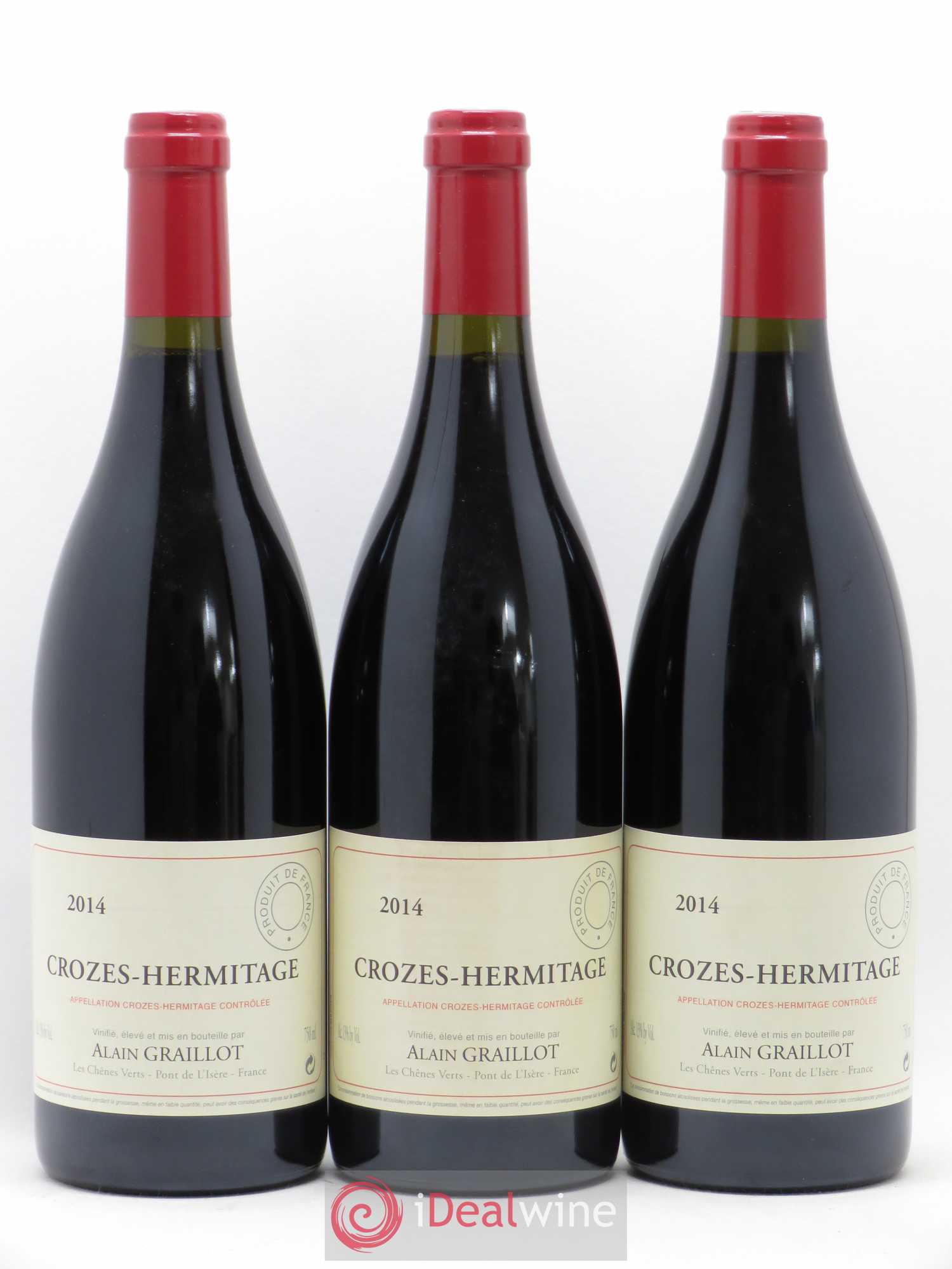 Crozes-Hermitage Domaine Graillot 2014 - Lot de 3 bouteilles - 0
