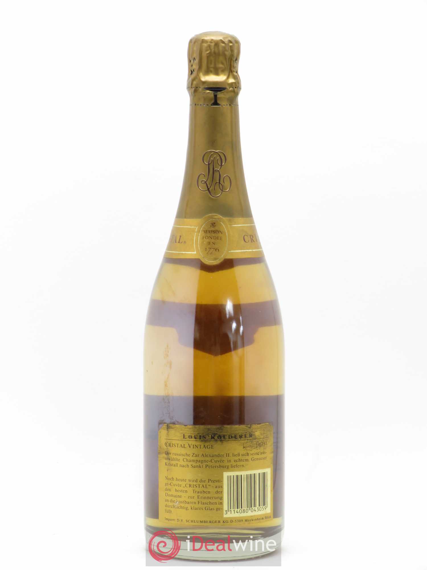Cristal Louis Roederer 1985 - Lot de 1 bouteille - 1