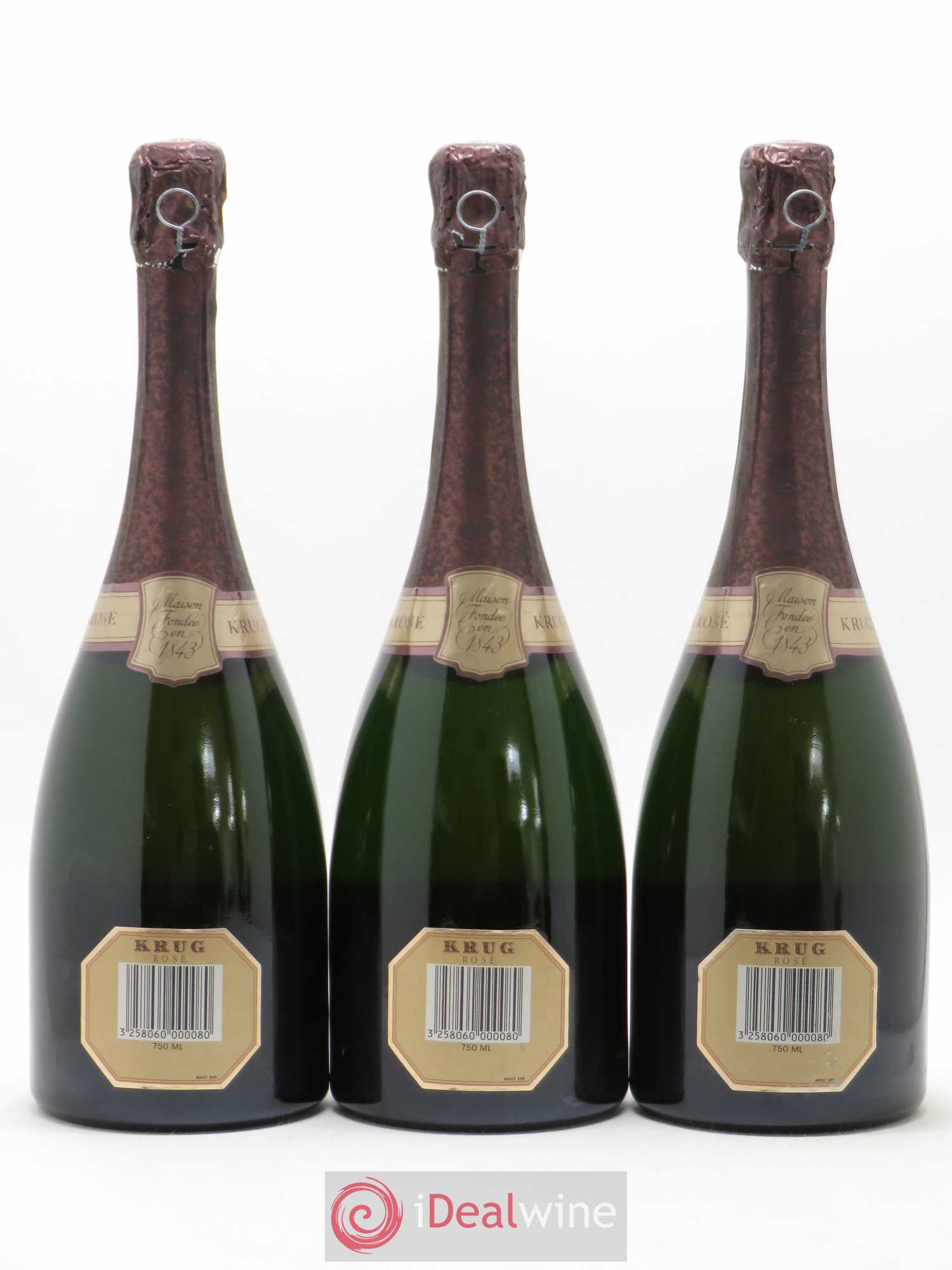 Rosé Brut Krug - Lot de 3 bouteilles - 1