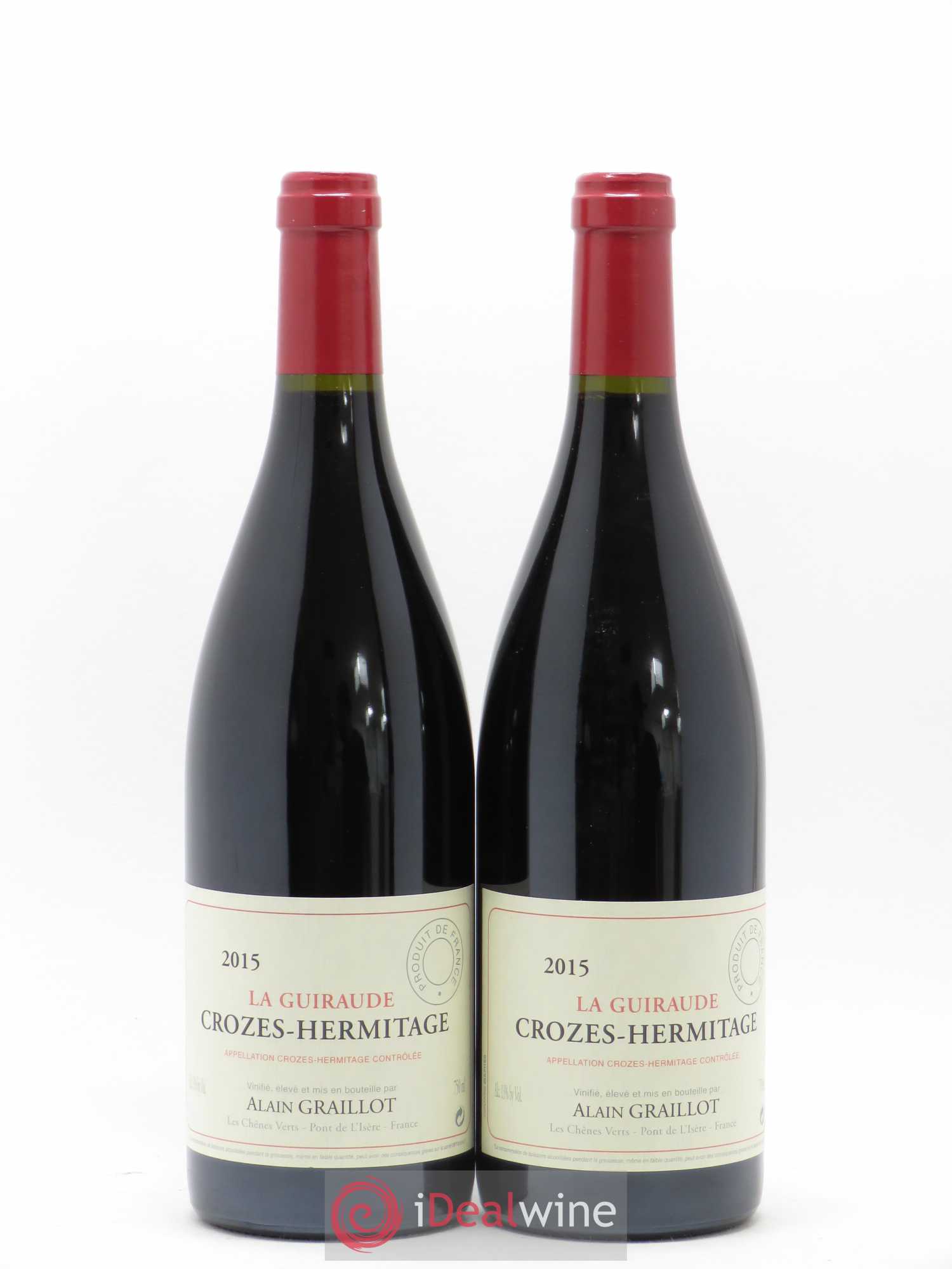 Crozes-Hermitage La Guiraude Domaine Graillot 2015 - Lot de 2 bouteilles - 0