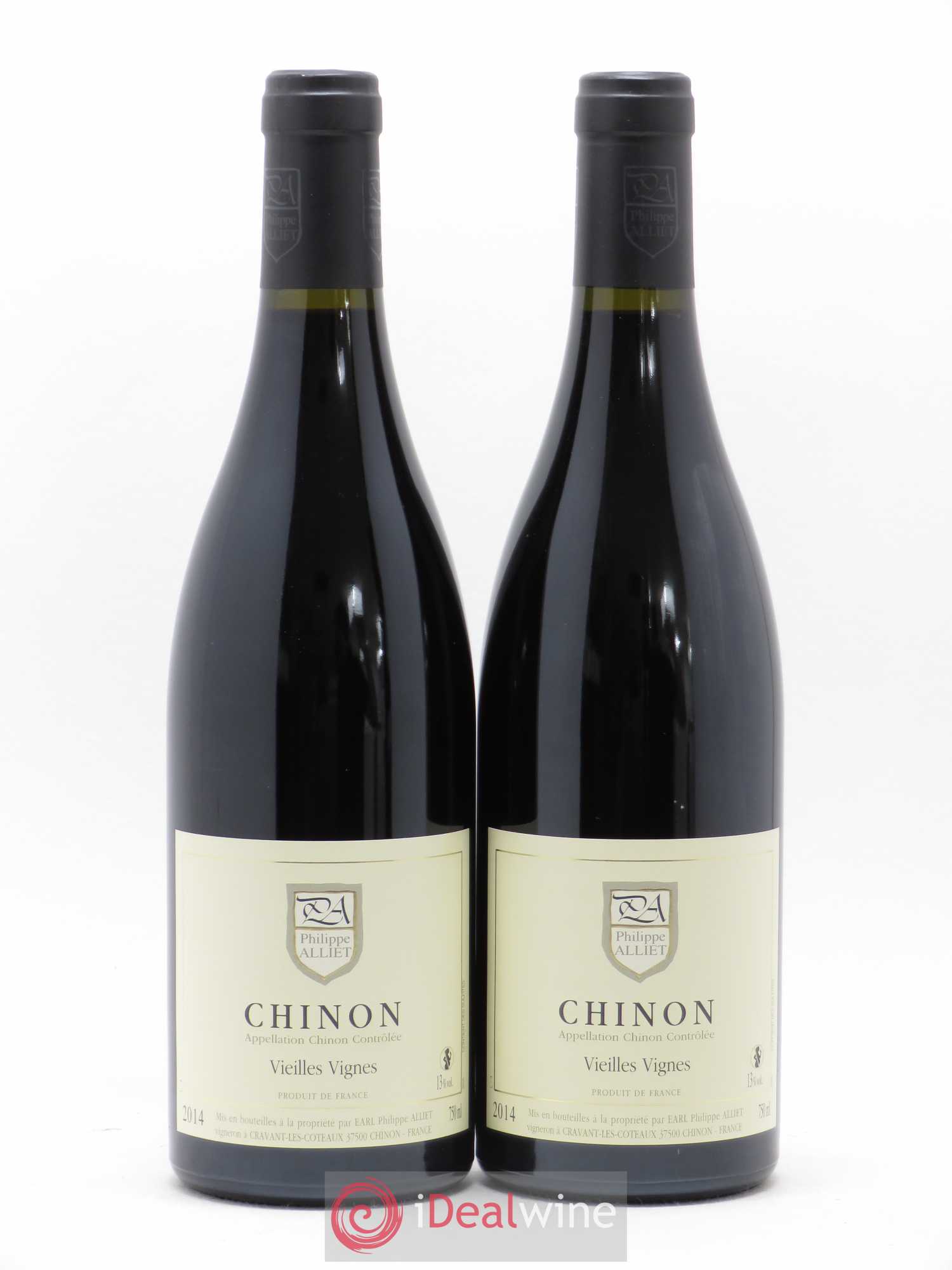 Chinon Vieilles Vignes Philippe Alliet 2014 - Lot de 2 bouteilles - 0