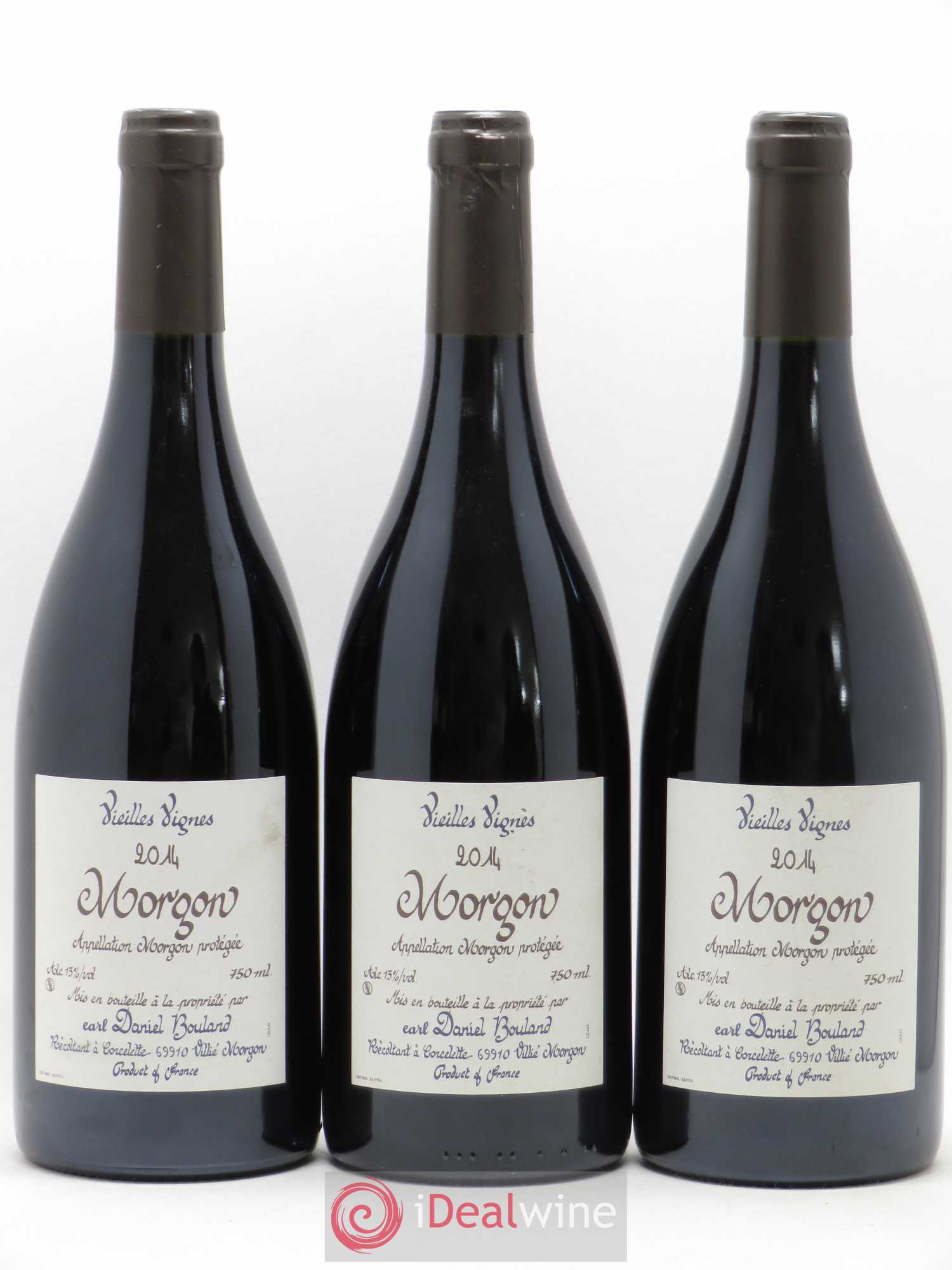 Morgon Vieilles Vignes Daniel Bouland (Domaine) 2014 - Lot de 3 bouteilles - 0
