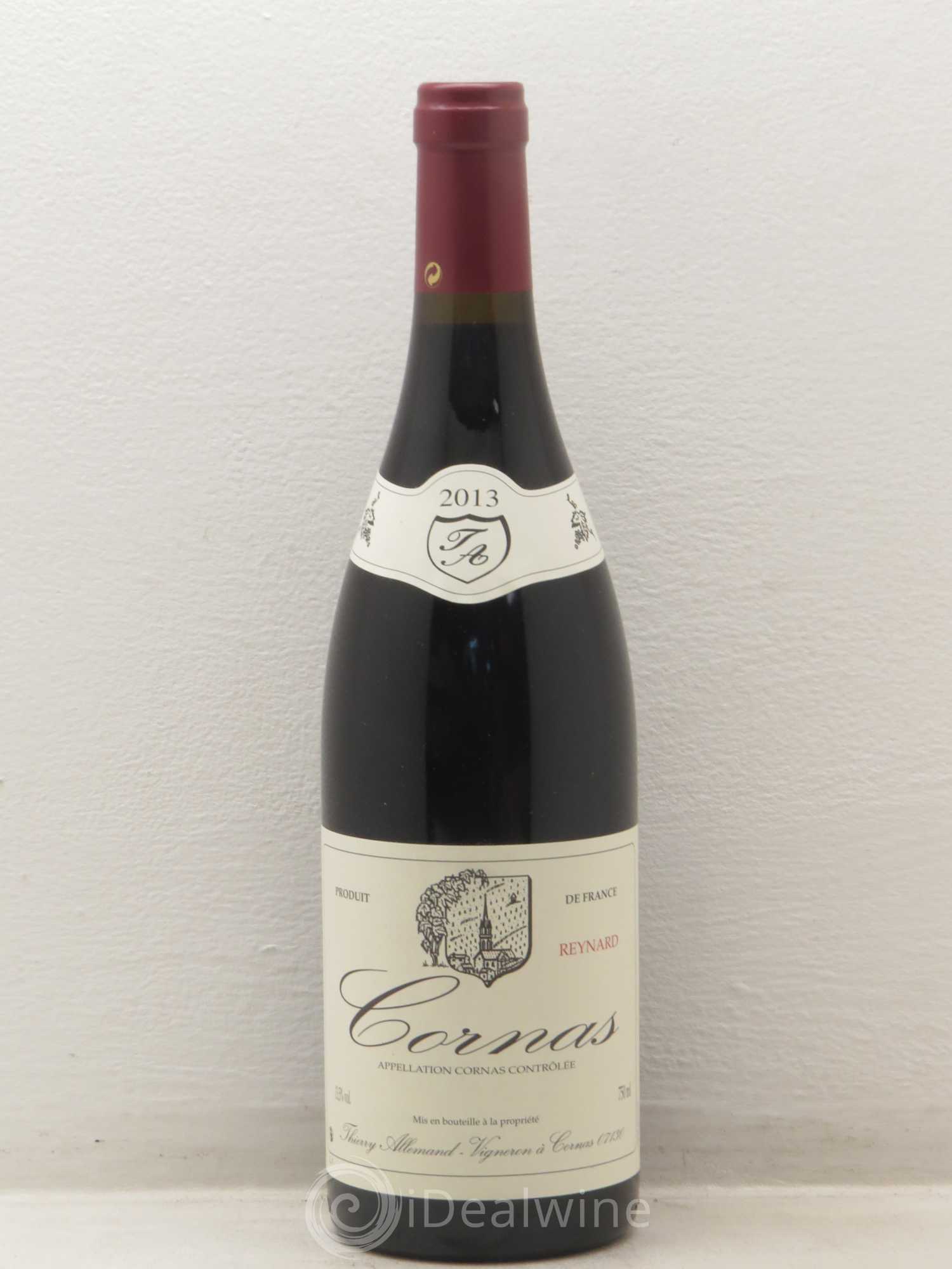 Cornas Reynard Thierry Allemand 2013 - Lot de 1 bouteille - 0