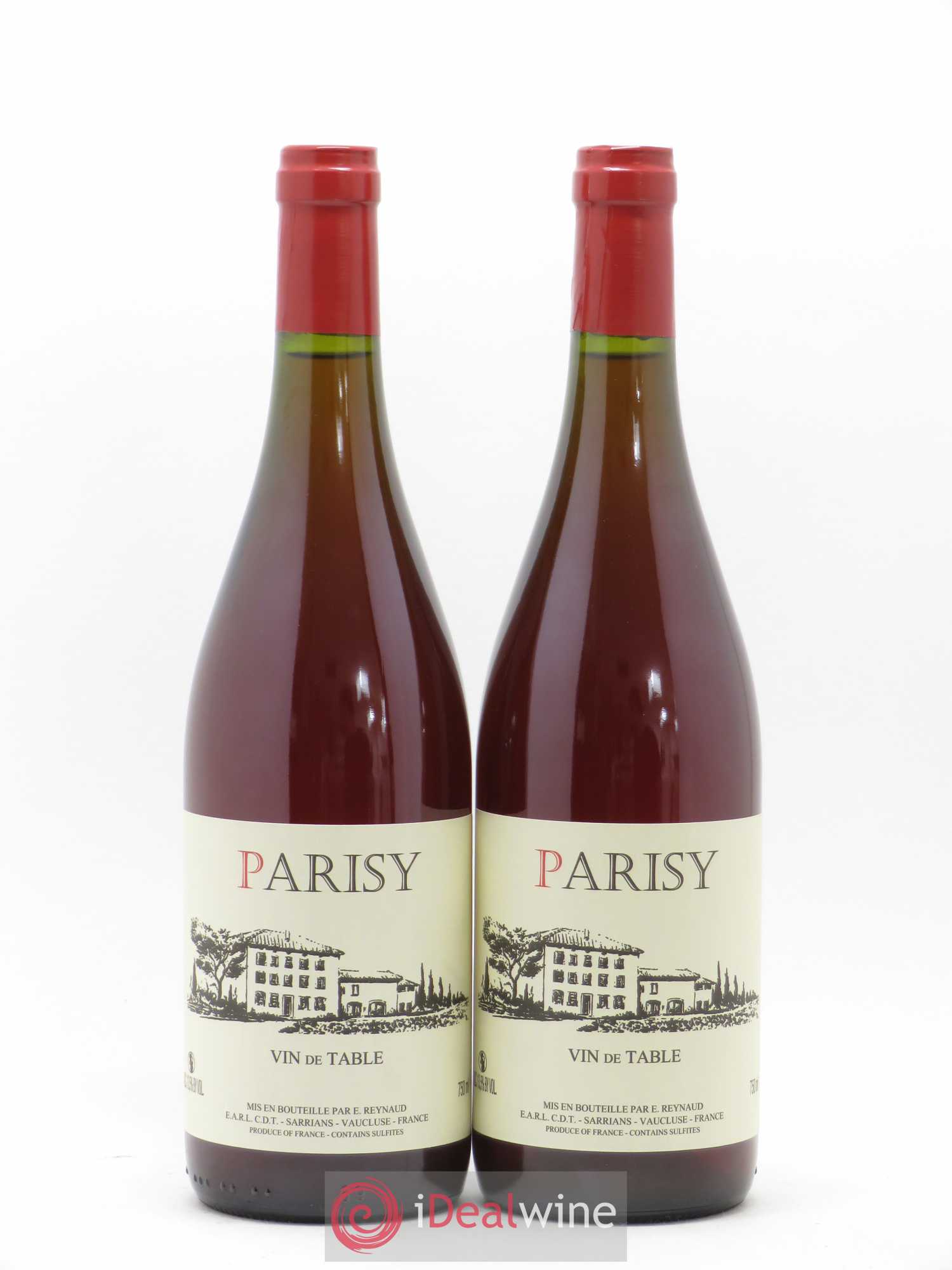 Vin de Table Parisy Emmanuel Reynaud - Posten von 2 Flaschen - 0