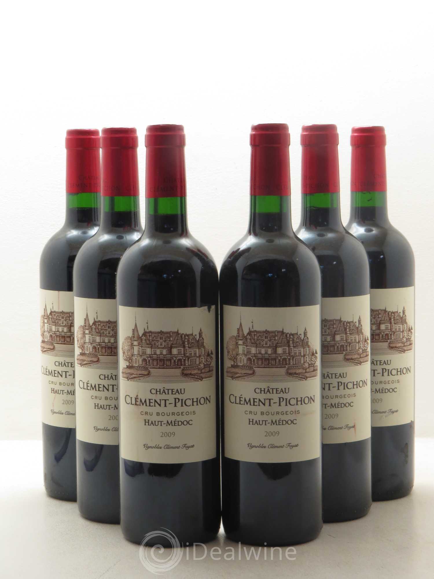 Château Clément-Pichon Cru Bourgeois 2009 - Lot de 6 bouteilles - 0