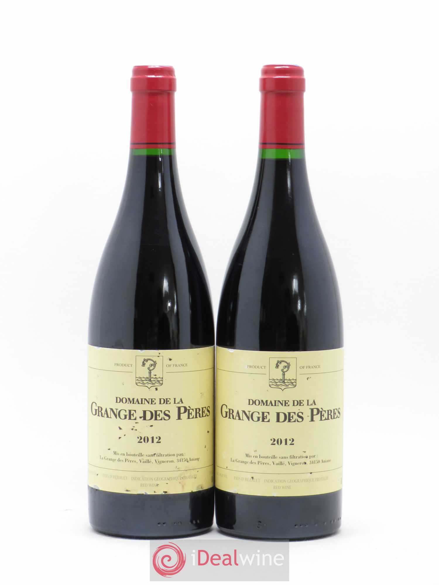 Pays d'Hérault Grange des Pères Laurent Vaillé 2012 - Lot de 2 bouteilles - 0
