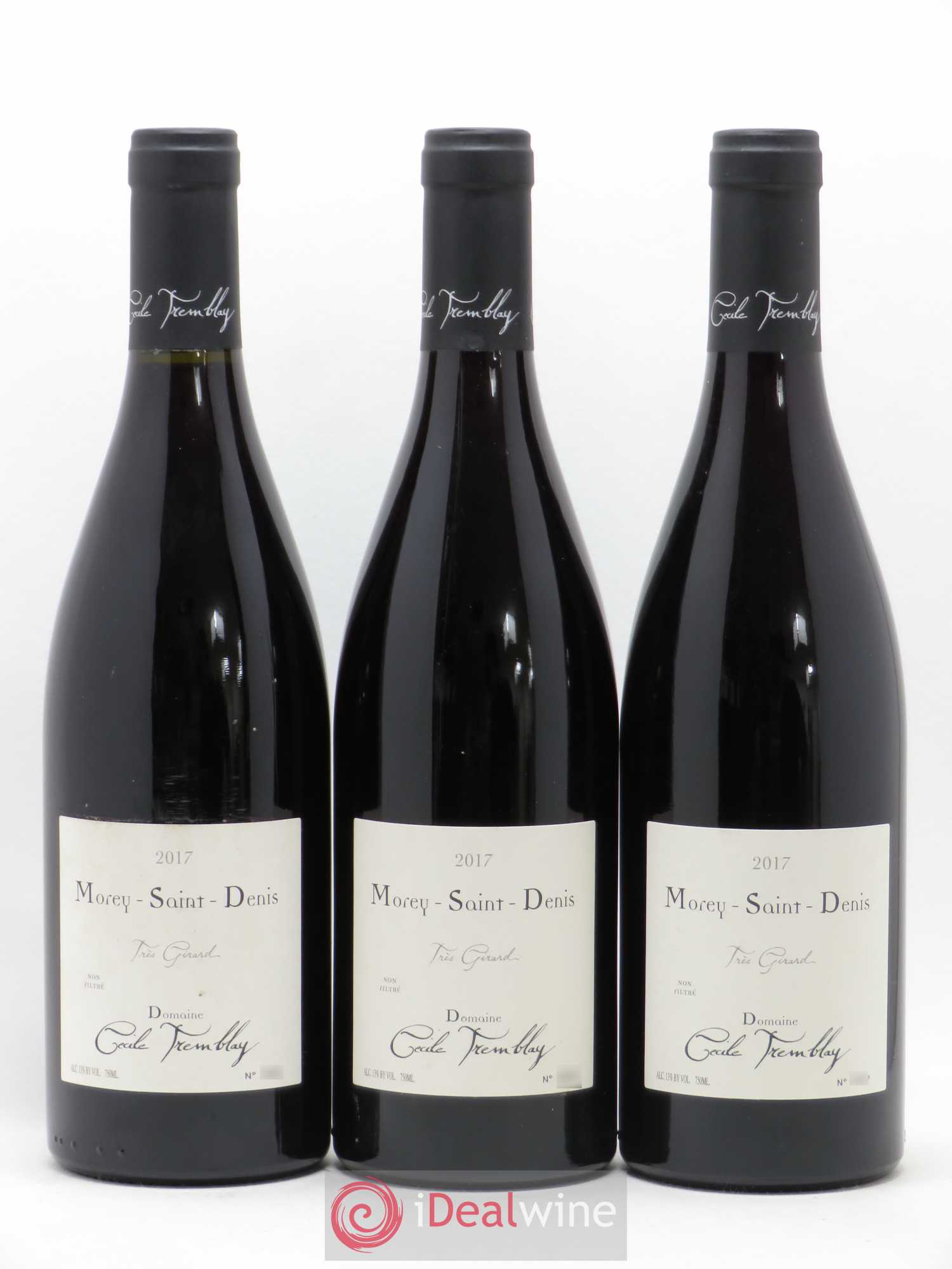Morey-Saint-Denis Très Girard Cécile Tremblay 2017 - Lot de 3 bouteilles - 0