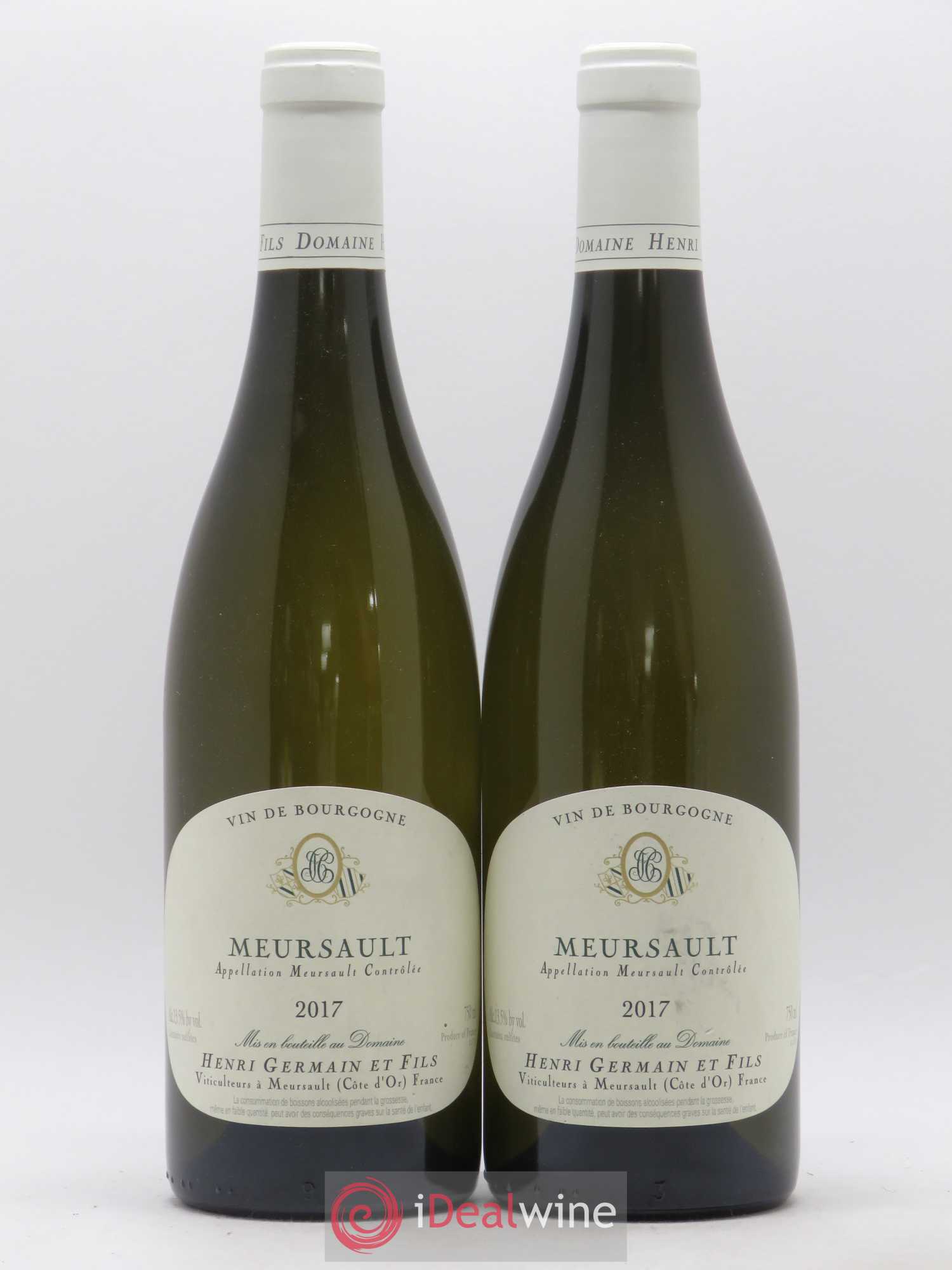Meursault Henri Germain 2017 - Lot de 2 bouteilles - 0
