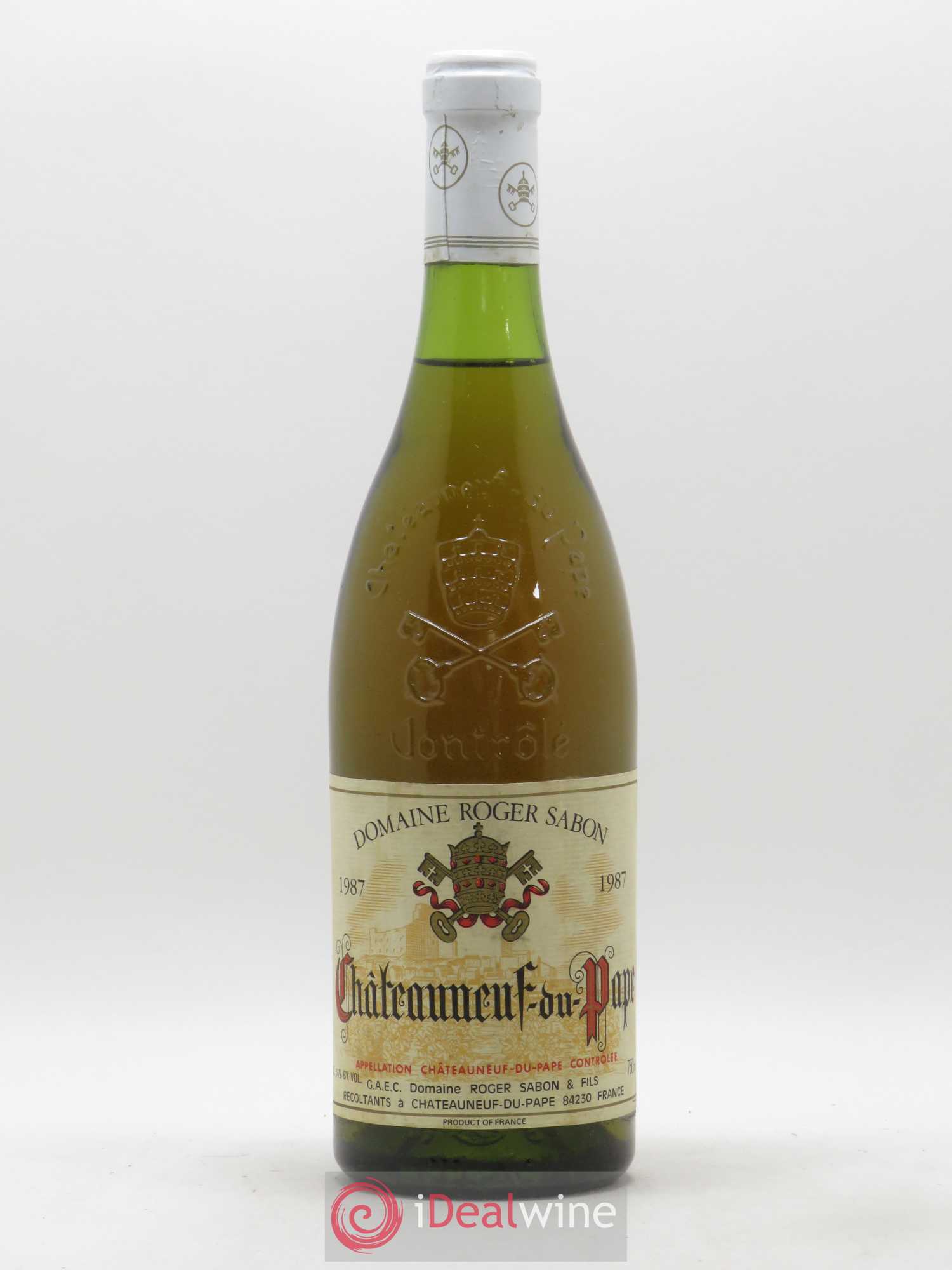 Châteauneuf-du-Pape Domaine Roger Sabon 1987 - Lot de 1 bouteille - 0