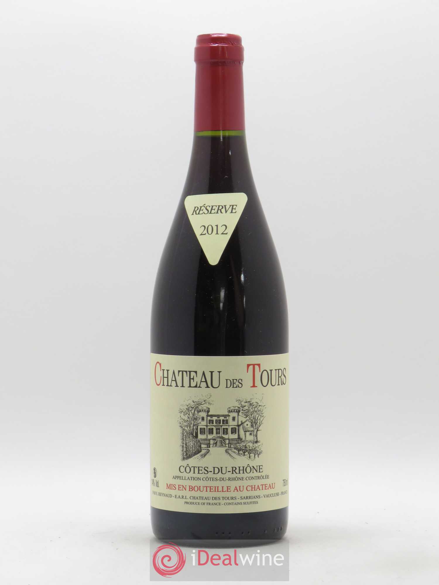 Côtes-du-Rhône Château des Tours Emmanuel Reynaud 2012 - Lot de 1 bouteille - 0