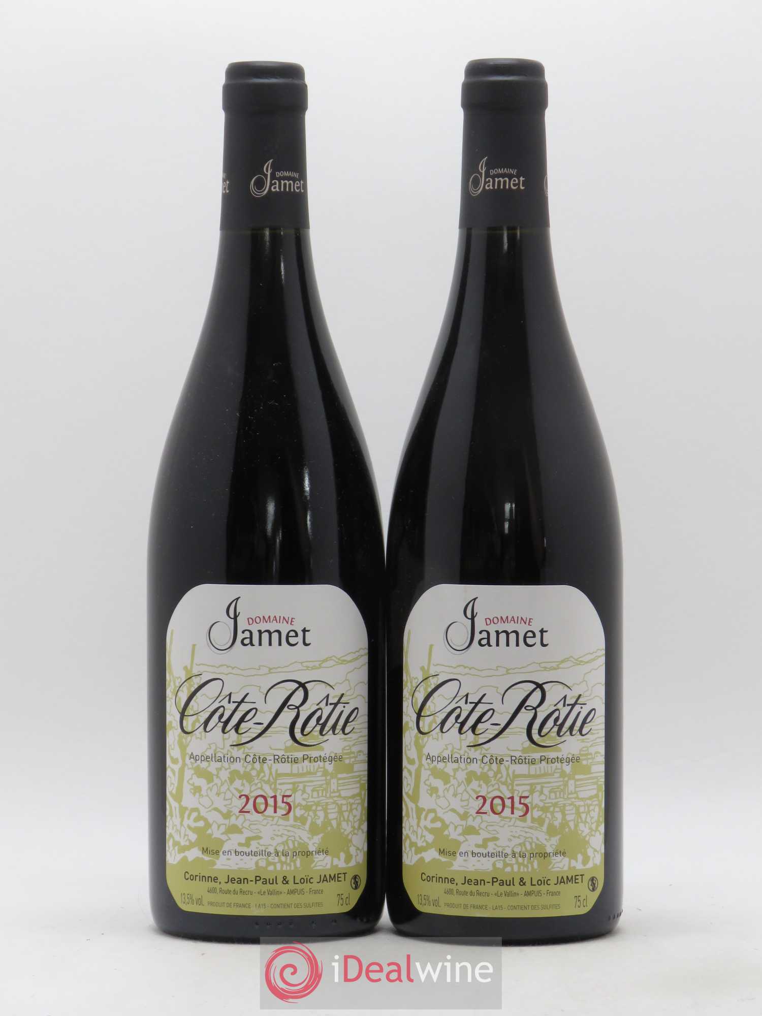 Côte-Rôtie Jamet (Domaine) 2015 - Lot de 2 bouteilles - 0