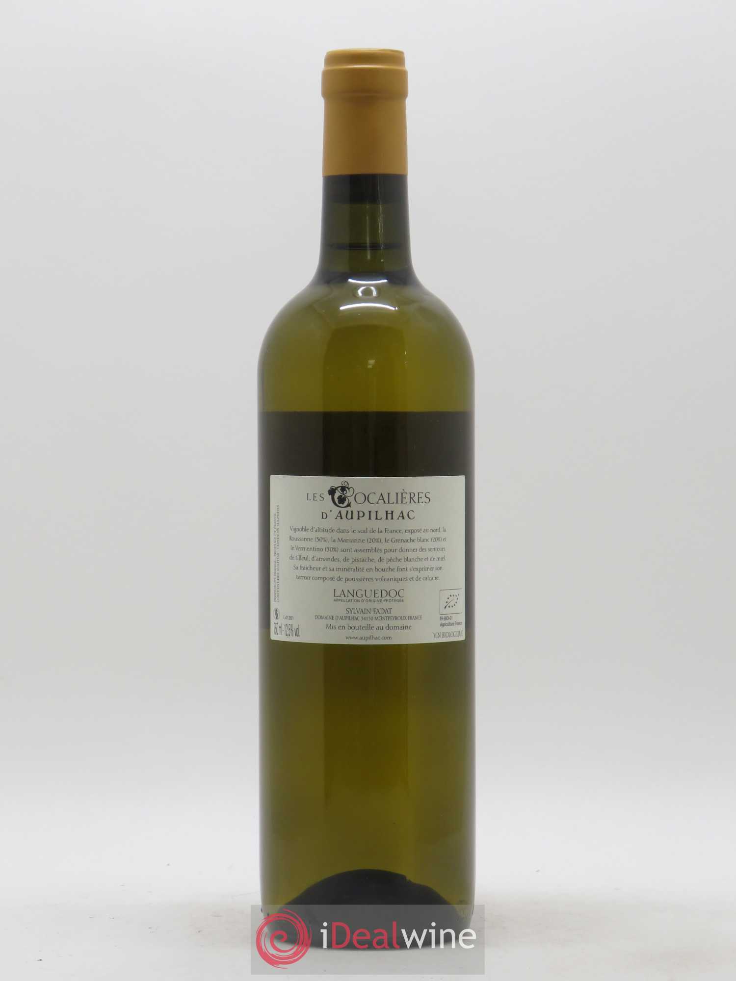 Languedoc Aupilhac (Domaine d') Les Cocalières Sylvain Fadat 2012 - Lot de 1 bouteille - 1