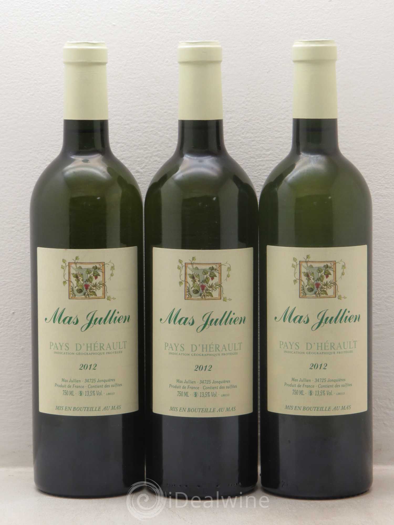 Pays d'Hérault Mas Jullien Olivier Jullien 2012 - Lot de 6 bouteilles - 2