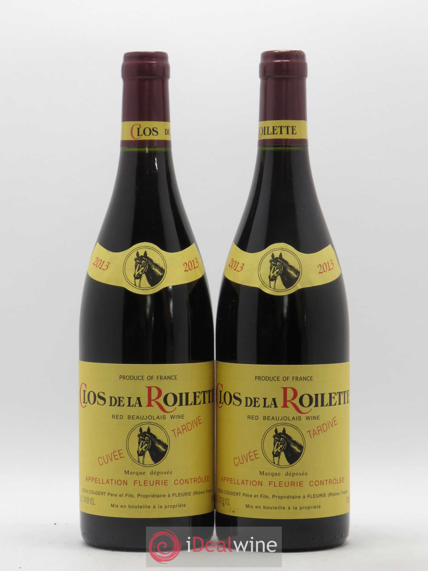Fleurie Cuvée Tardive Clos de la Roilette 2013 - Lot de 2 bouteilles - 0