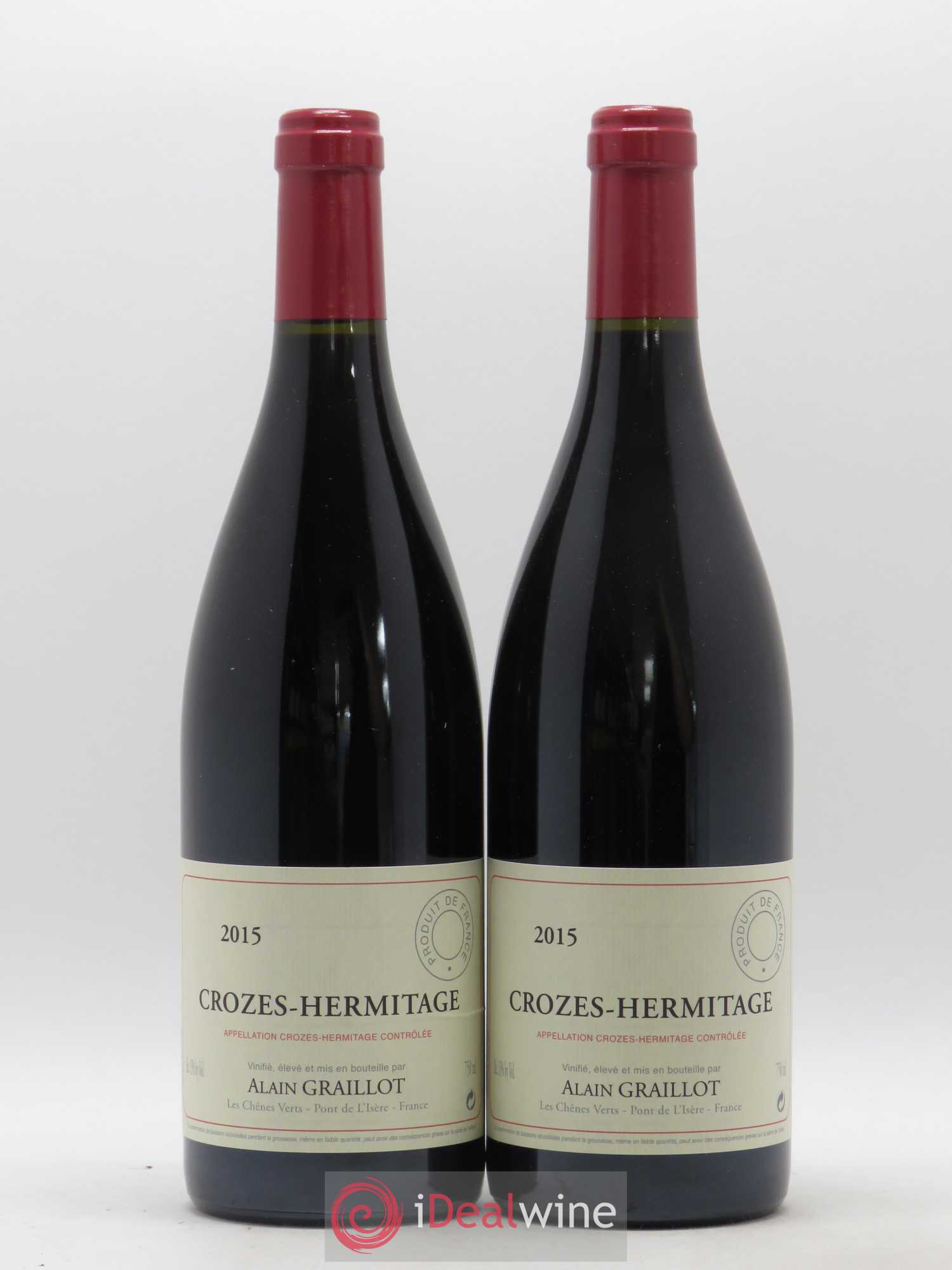 Crozes-Hermitage Domaine Graillot 2015 - Lot de 2 bouteilles - 0