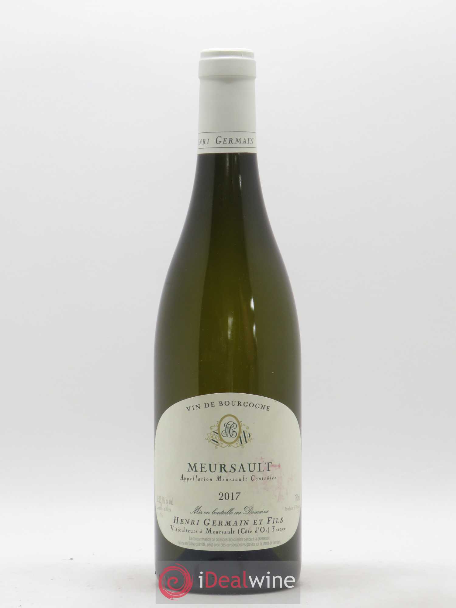 Meursault Henri Germain 2017 - Lot de 1 bouteille - 0